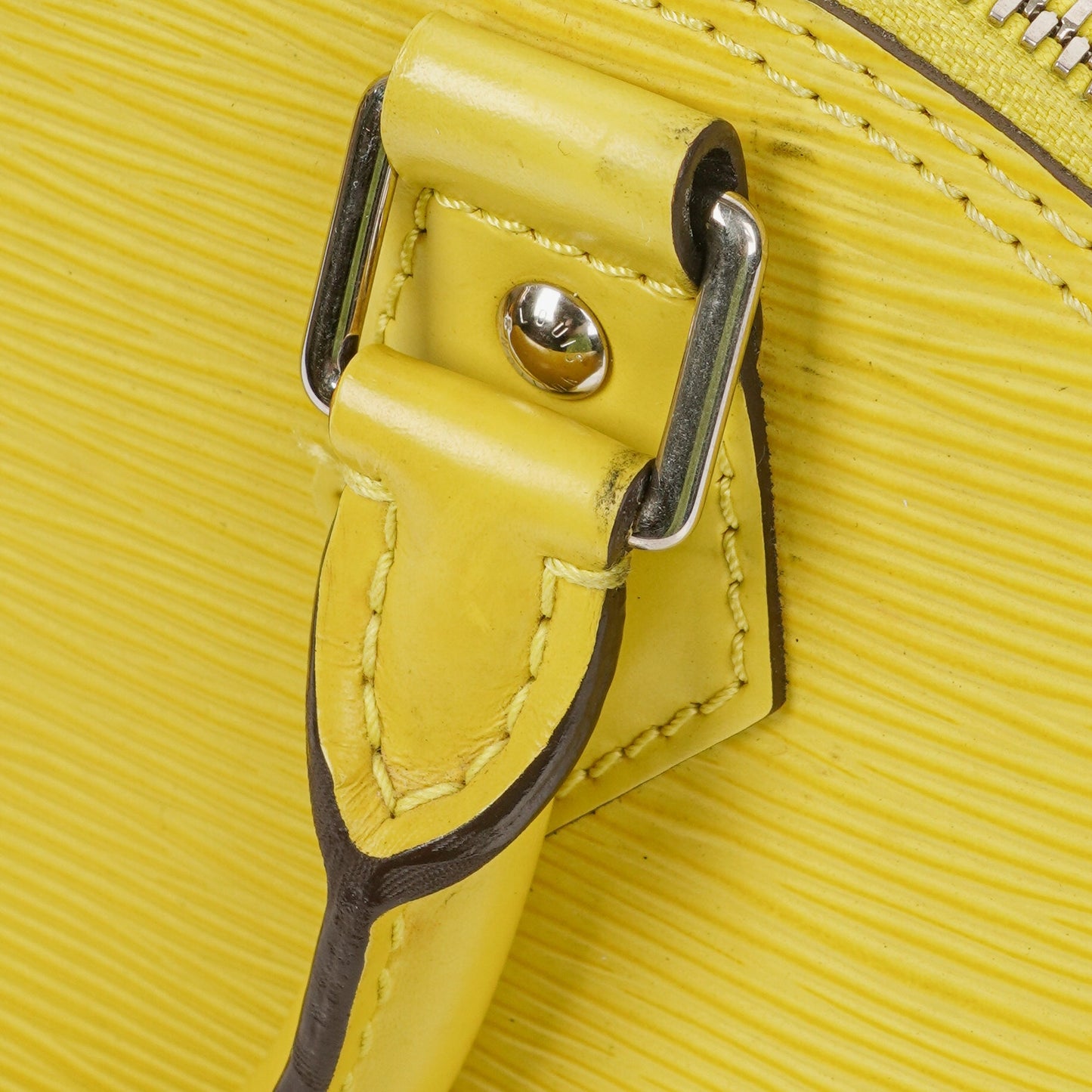 Louis Vuitton Alma BB Pistache EPI Leather Bag