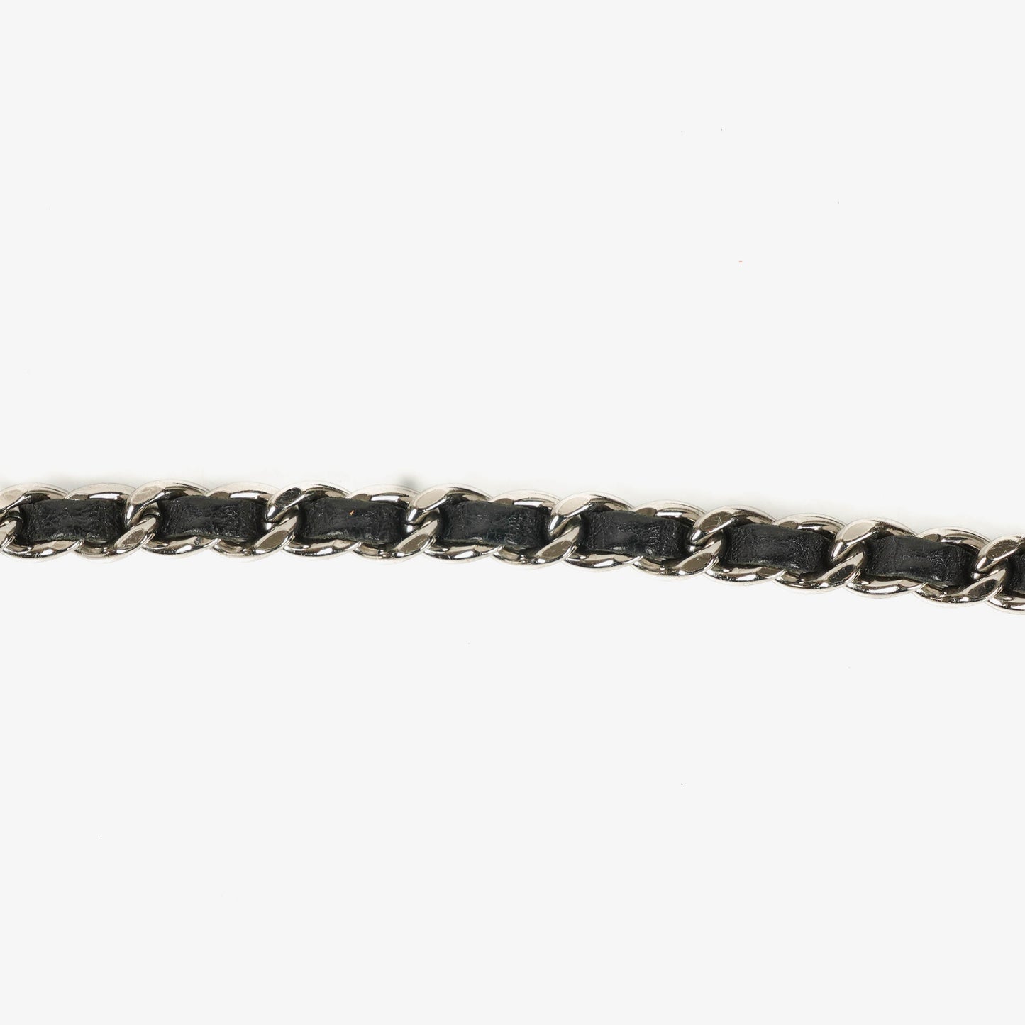 Chanel Black Patent Leather Quilted Wallet On Chain Bag