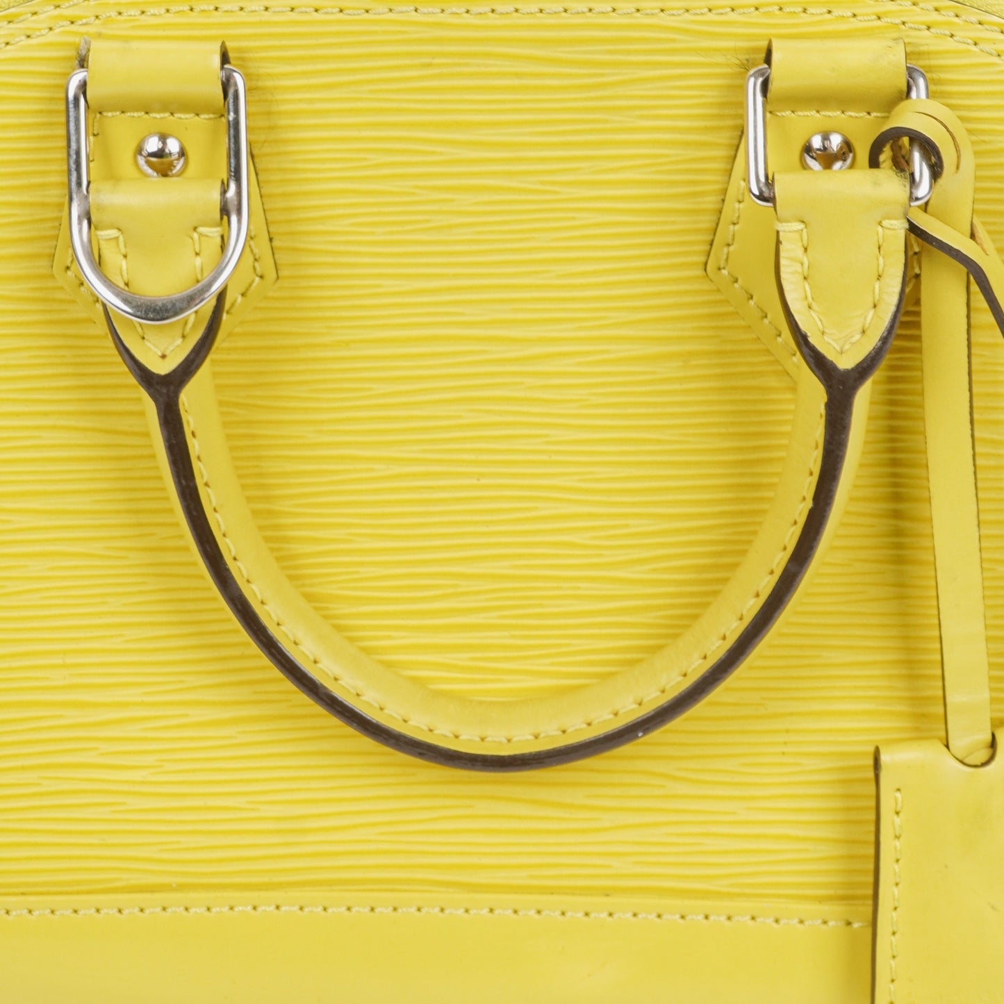 Louis Vuitton Alma BB Pistache EPI Leather Bag