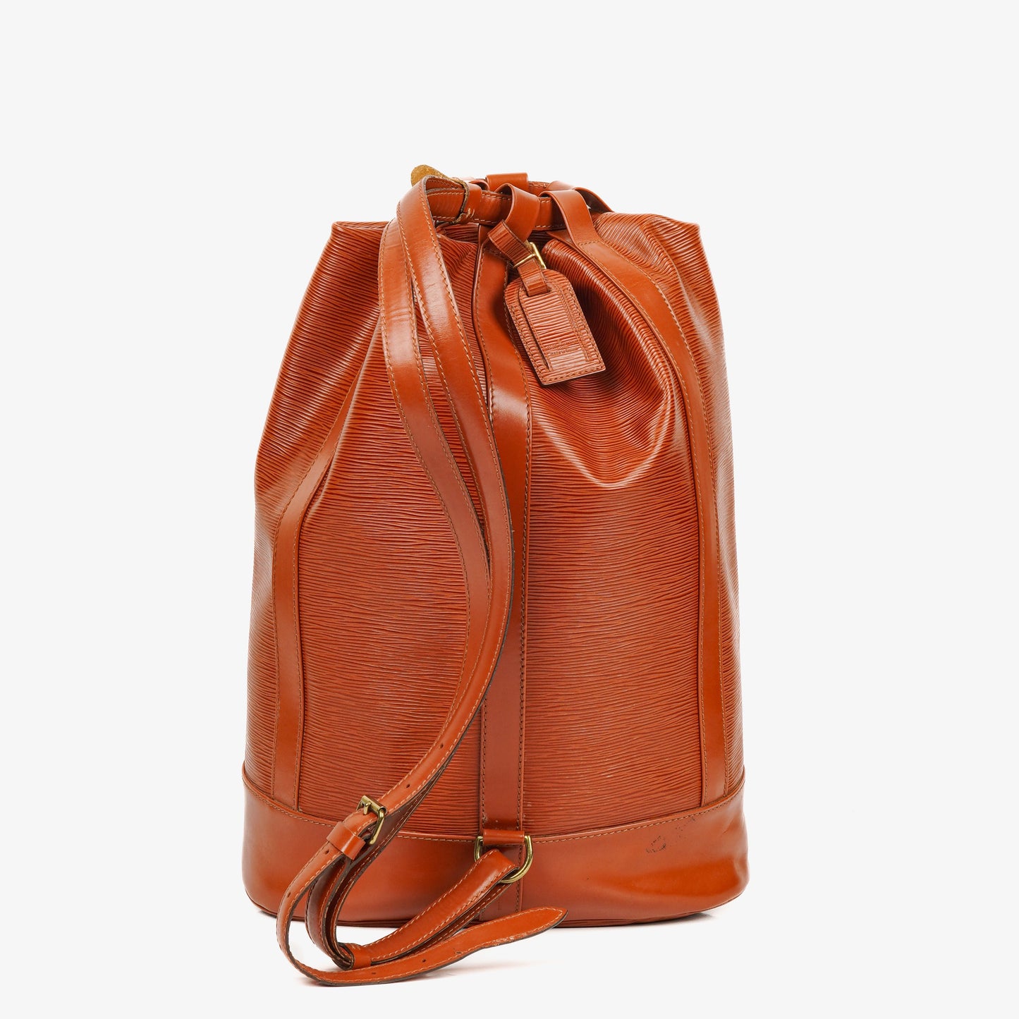 Louis Vuitton Randonnee GM EPI Leather Brown Backpack