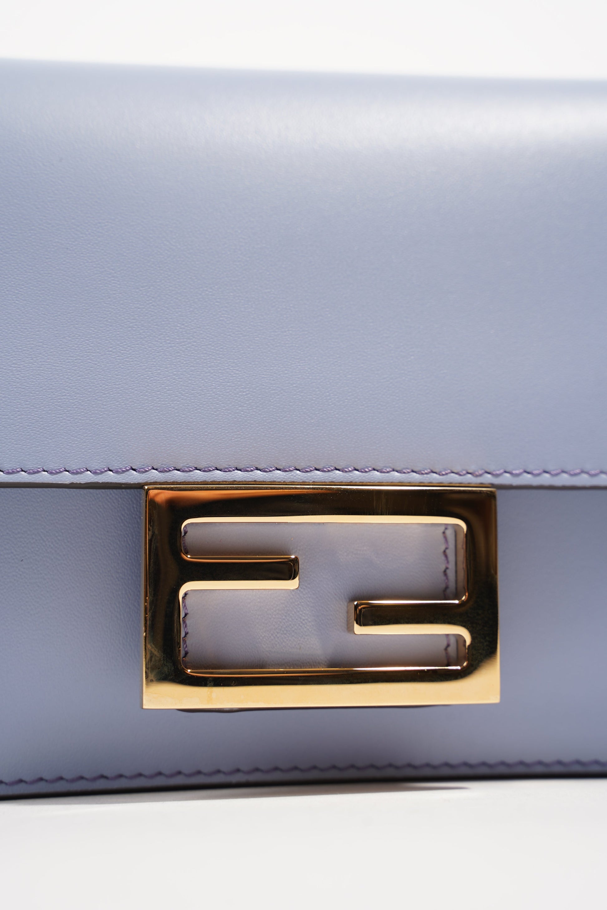 Fendi Womens Baguette Bag Baby Blue