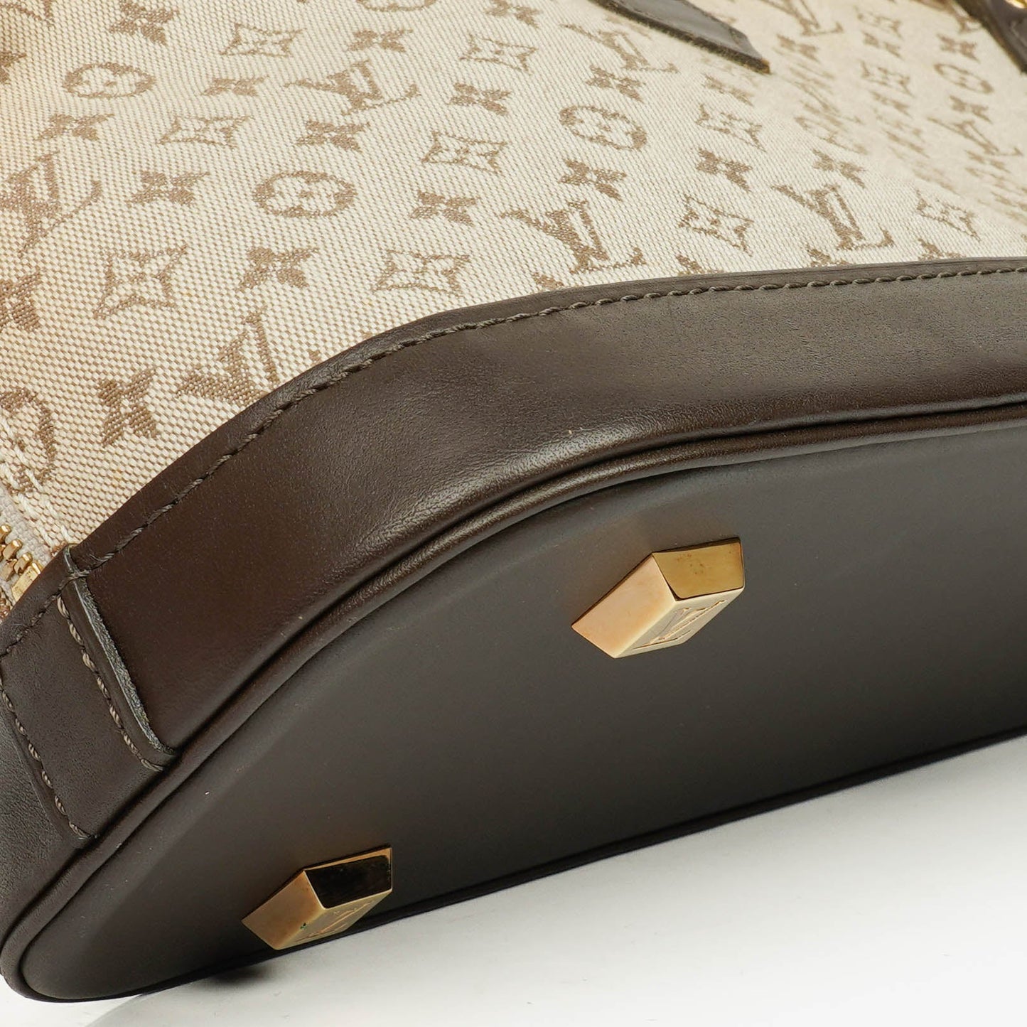 Louis Vuitton Monogram Mini Lin Alma Long Handbag