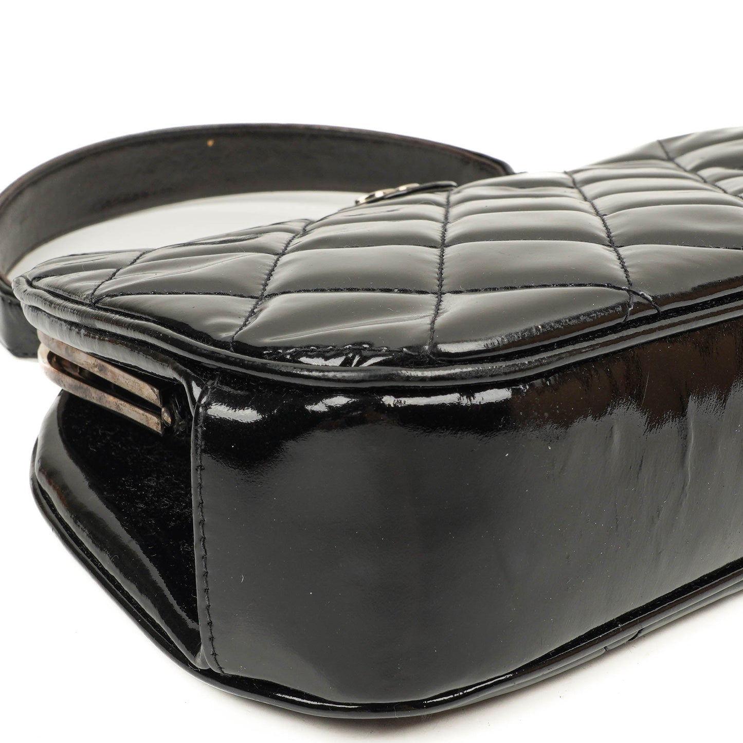 Chanel  Top Handle Black Quilted Lambskin Kelly Style, 1996-1997