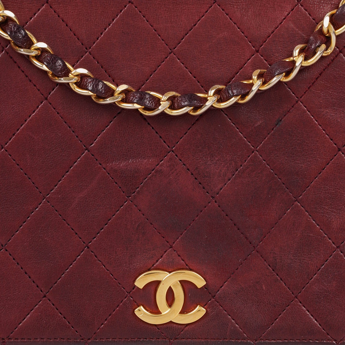 Chanel Classic Full Flap Bag Quilted Lambskin 24K Gold-Plated Hardware