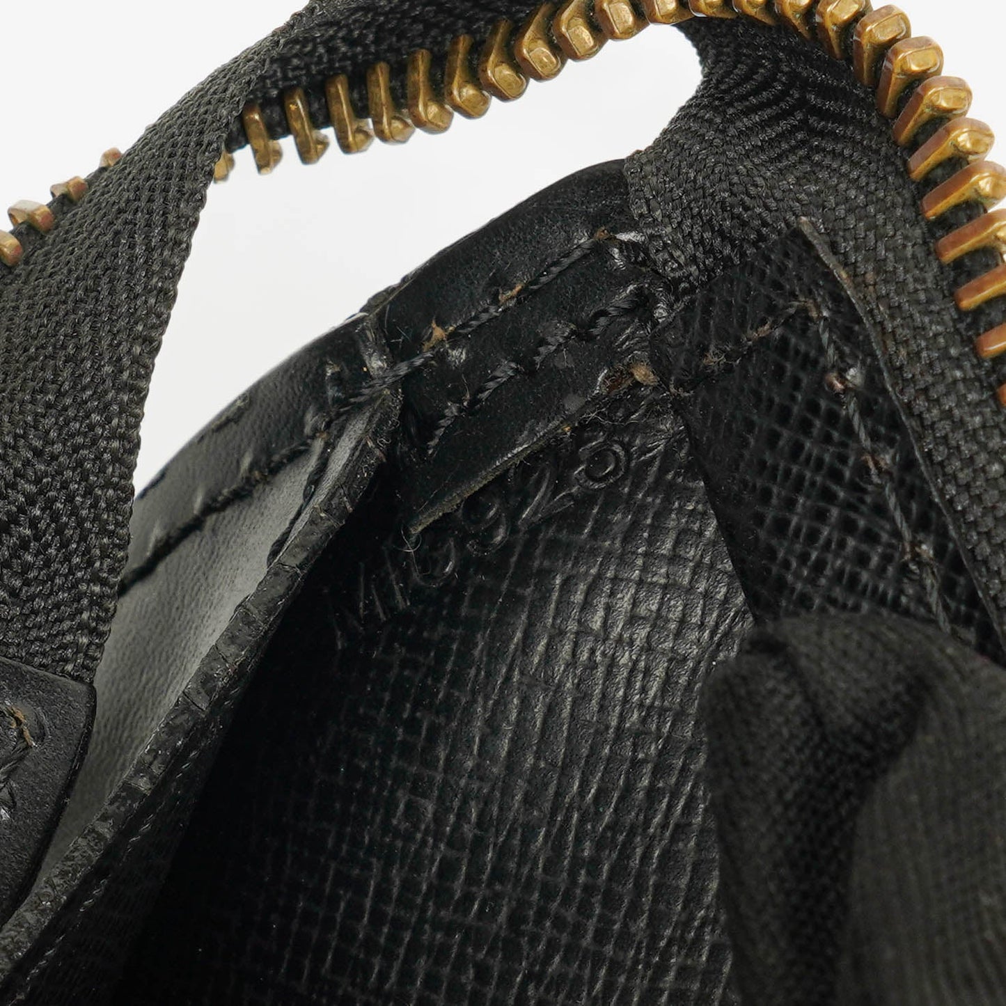 Louis Vuitton Black EPI Leather Sac Triangle Bag