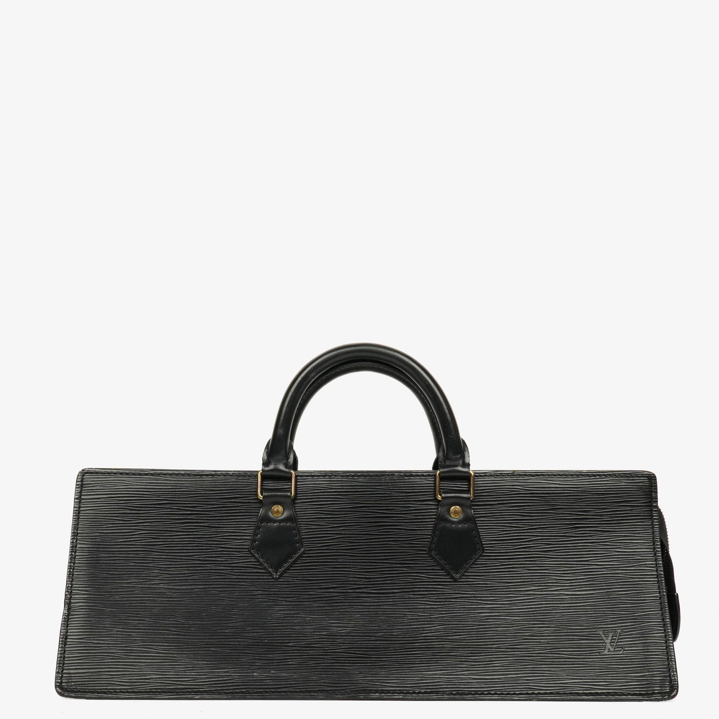 Louis Vuitton Black EPI Leather Sac Triangle Bag