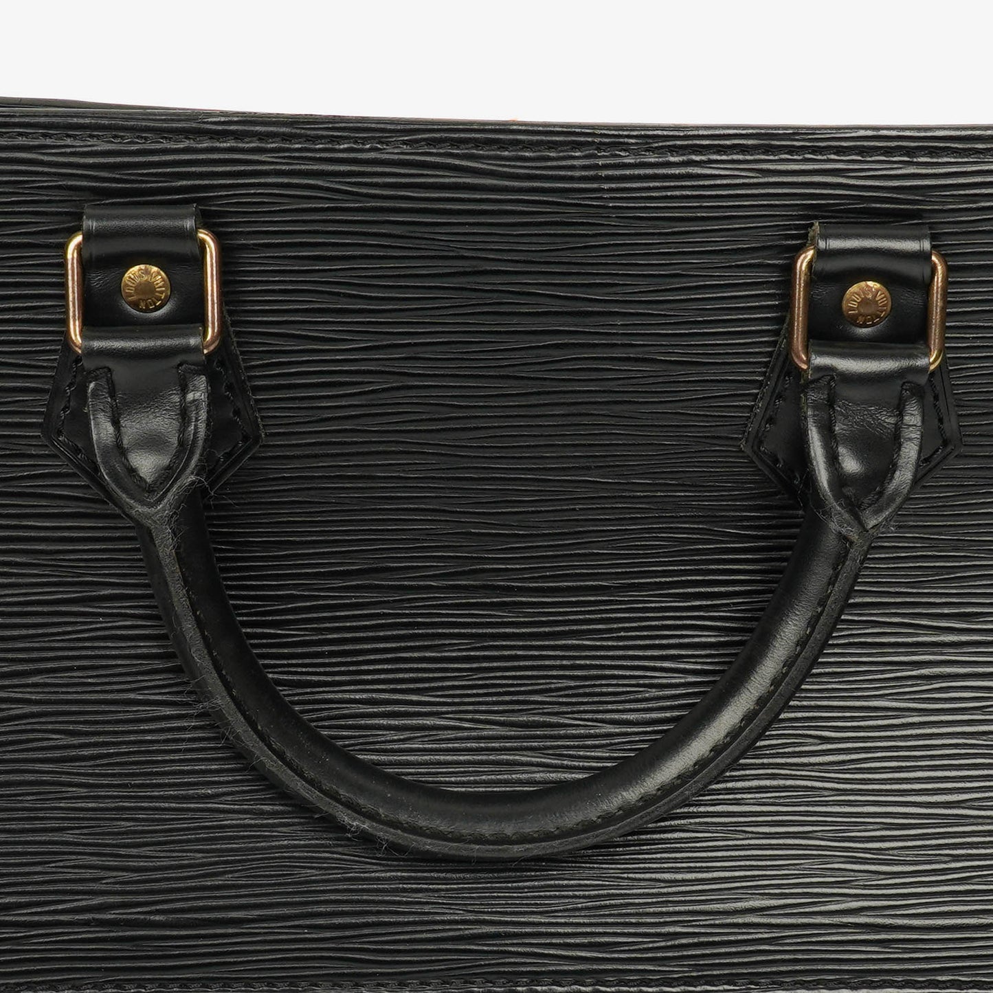Louis Vuitton Black EPI Leather Sac Triangle Bag