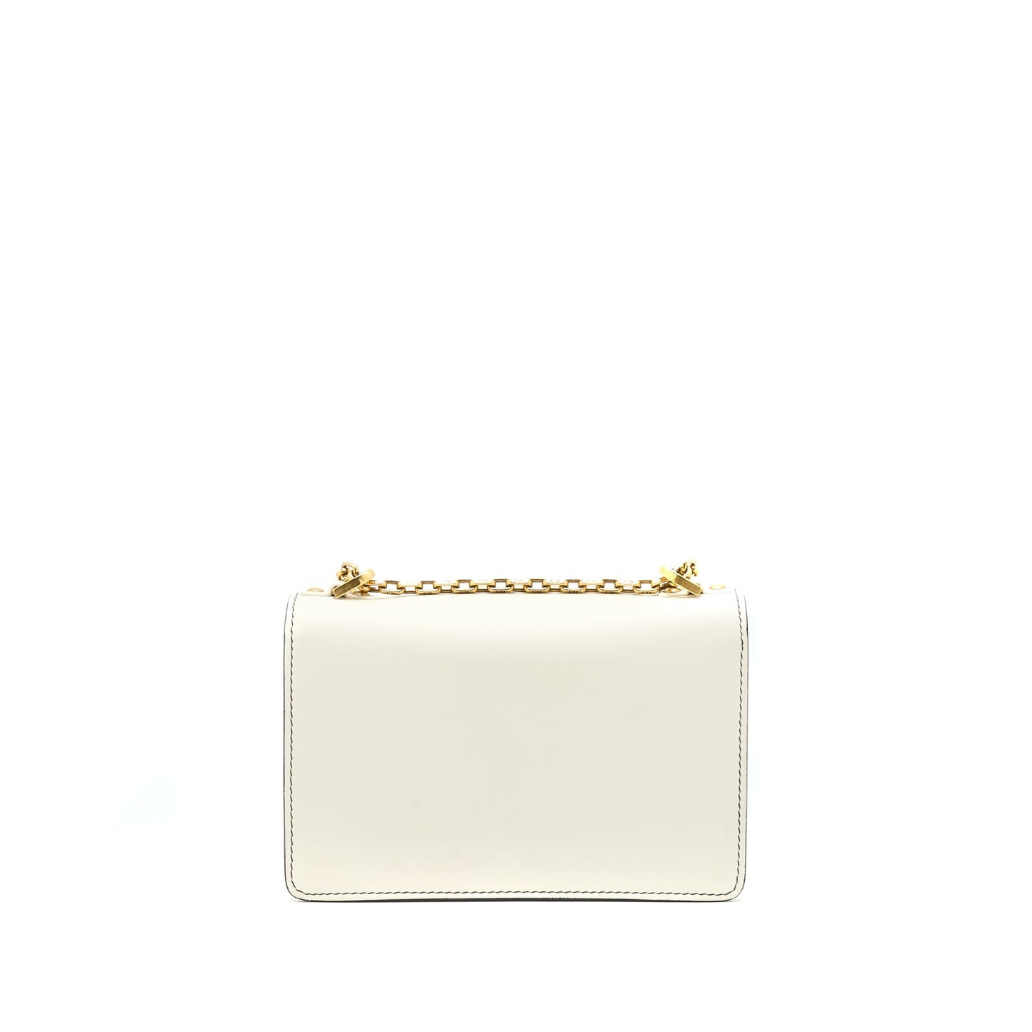 Dior Ja'Dior Flap Purse/ Clutch with Chain White