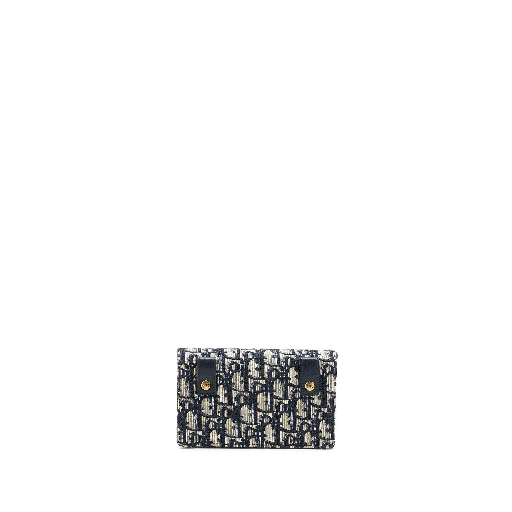 Dior Saddle Belt Pouch Oblique Blue