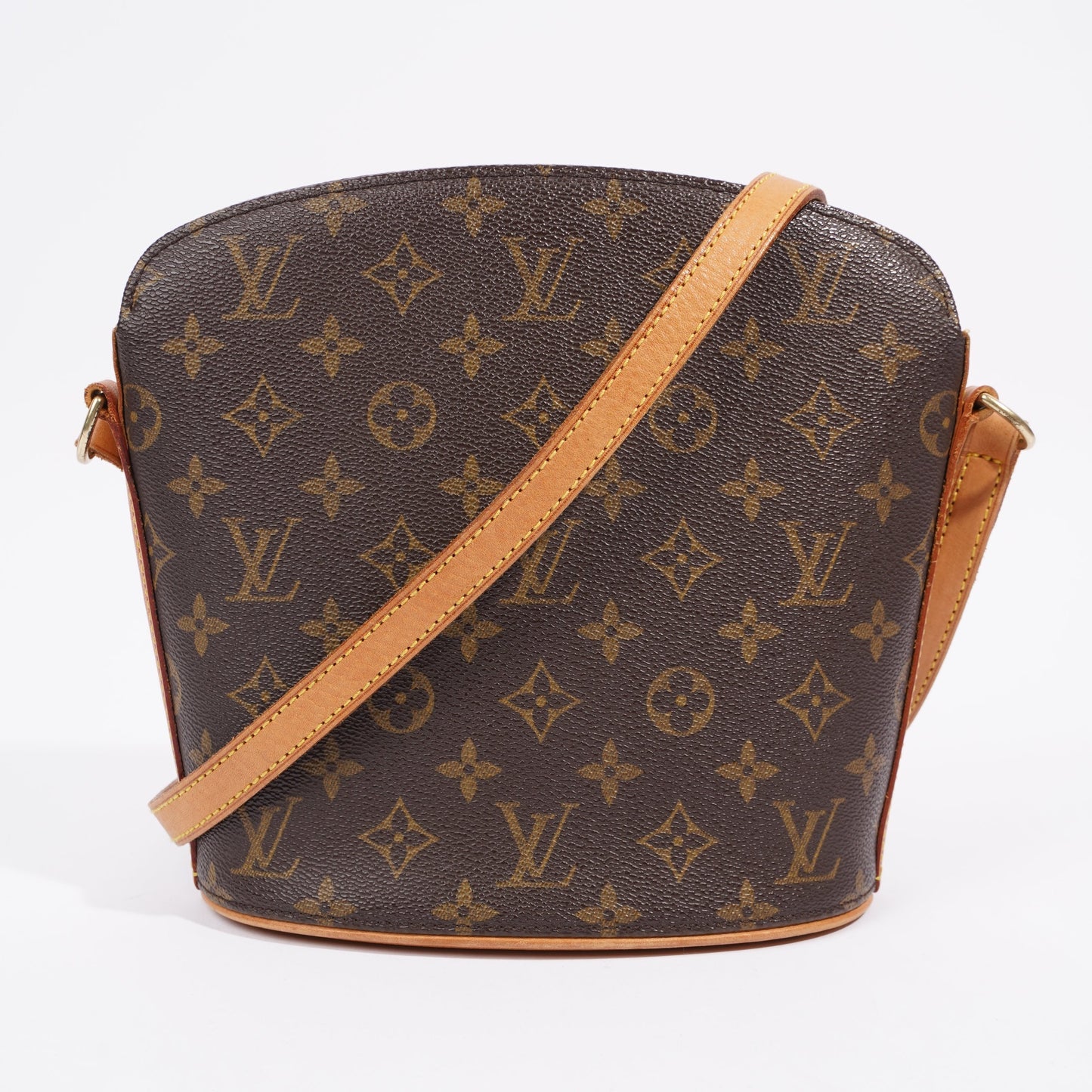 Louis Vuitton Monogram Drouot Shoulder Bag Monogram Coated Canvas