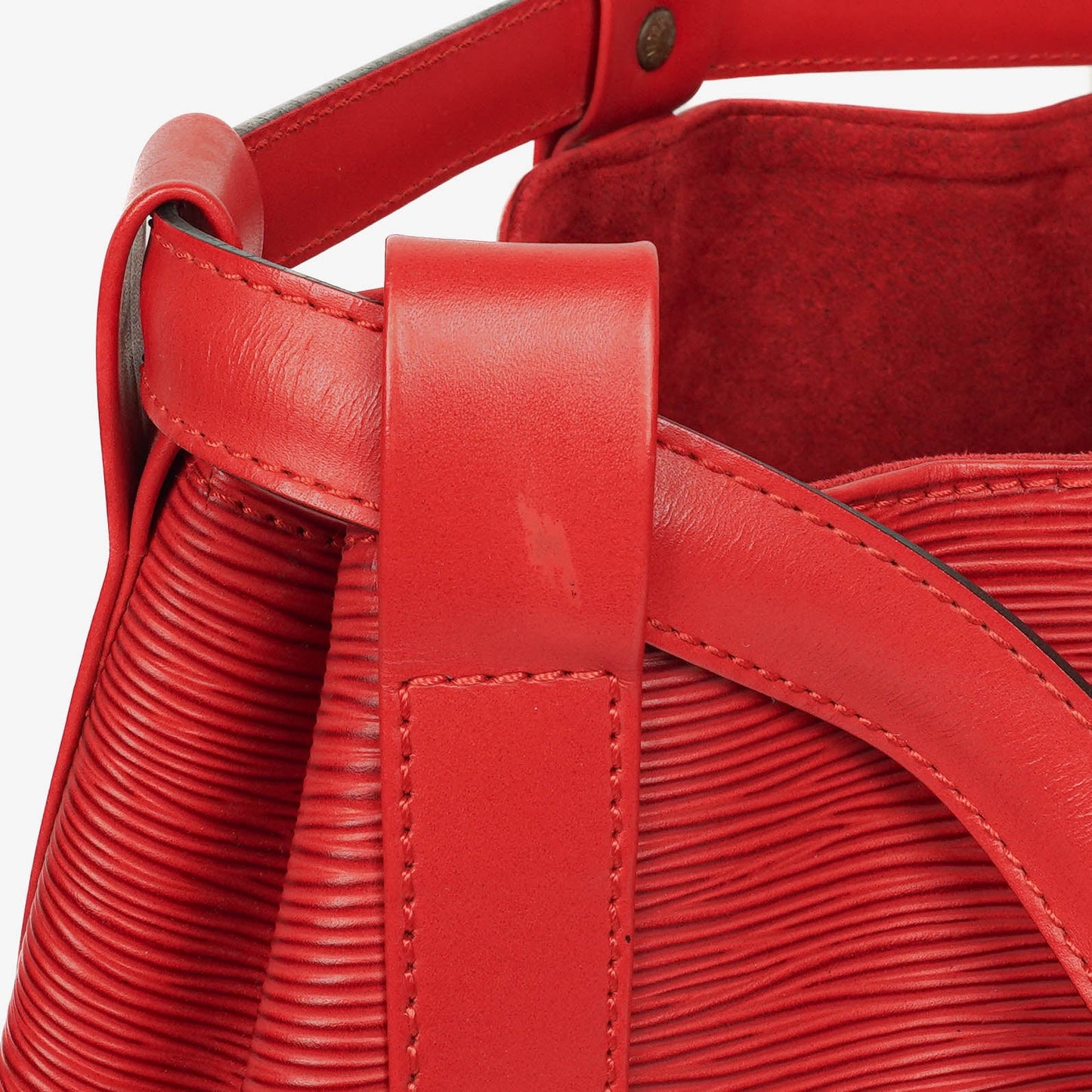 Louis Vuitton Randonnee PM Red EPI Leather Backpack