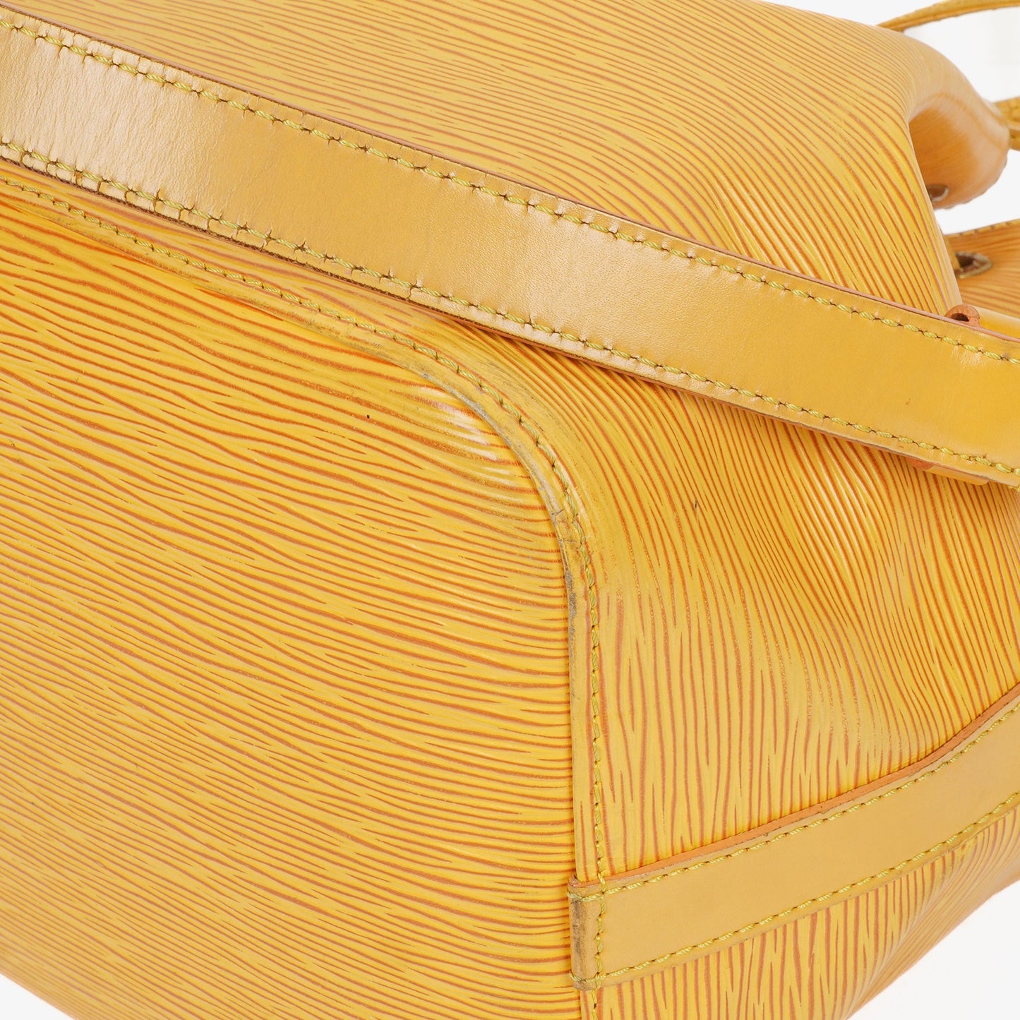 Louis Vuitton Petit Noe Yellow EPI Leather Shoulder Bag