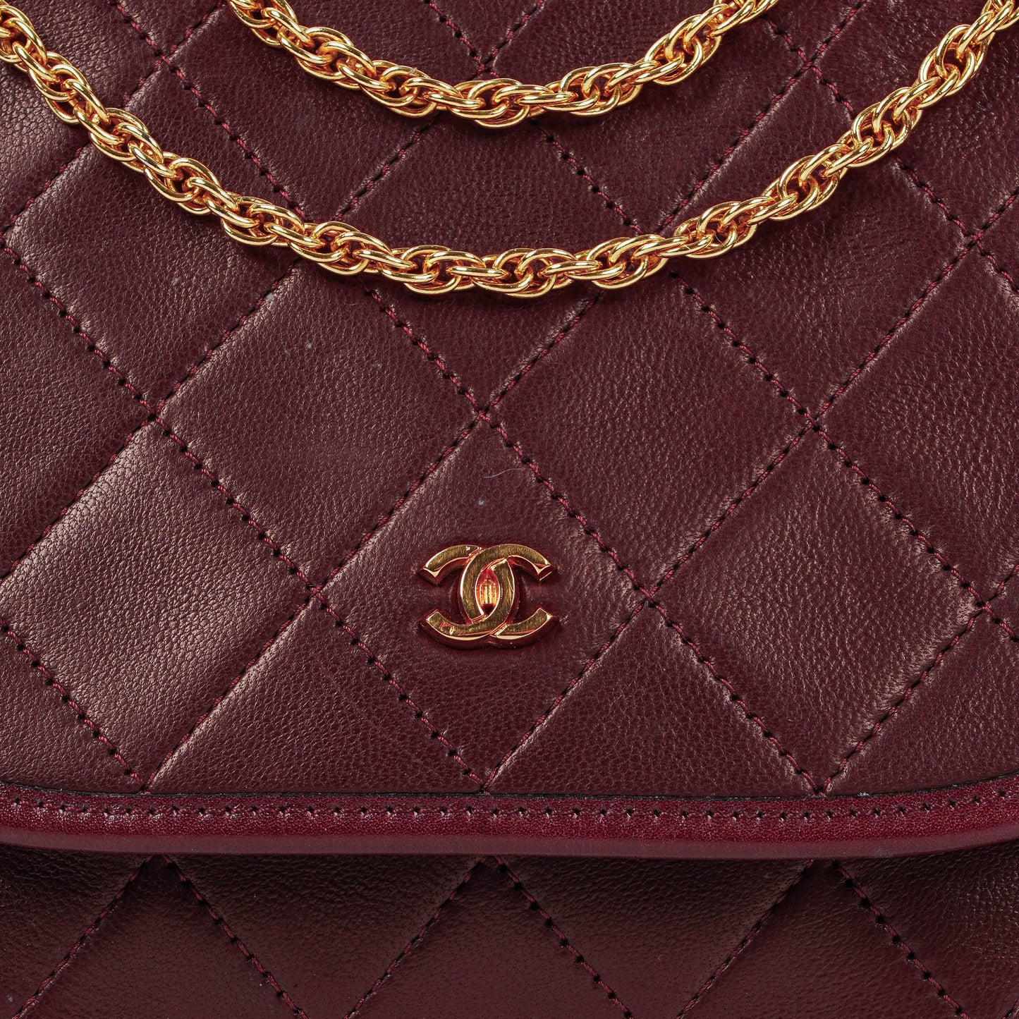 Chanel Mini Flap Bag Quilted Lambskin With 24K Gold-Plated Hardware
