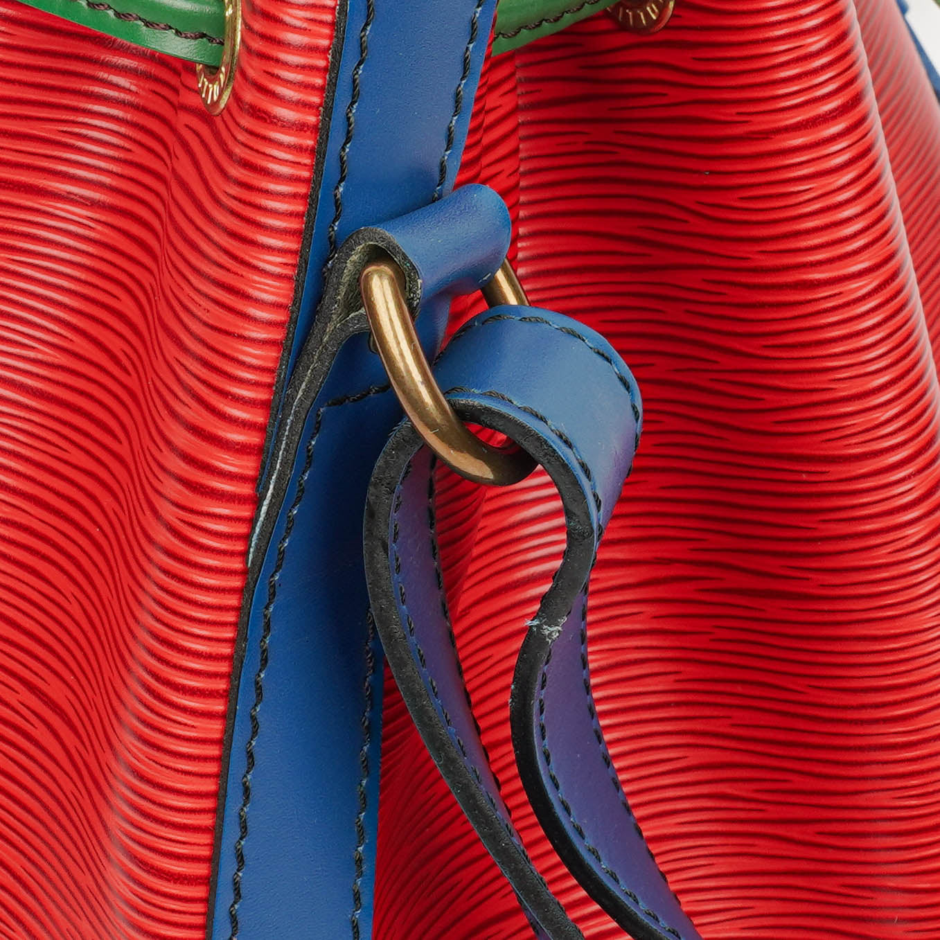Louis Vuitton Noe Grande GM Multicolour Blue/Green/Red Epi Leather Shoulder Bag