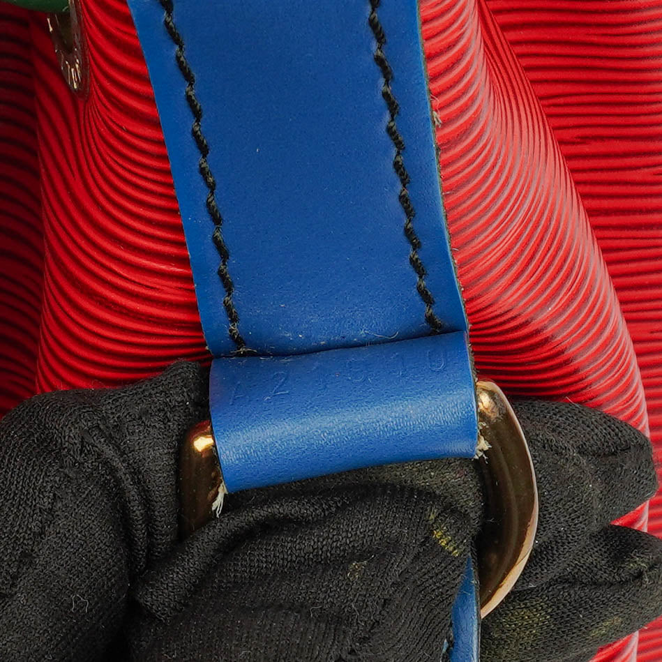 Louis Vuitton Noe Grande GM Multicolour Blue/Green/Red Epi Leather Shoulder Bag