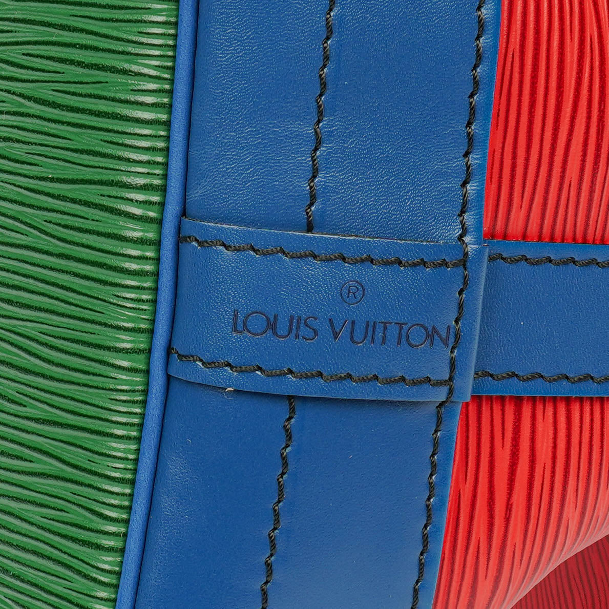 Louis Vuitton Noe Grande GM Multicolour Blue/Green/Red Epi Leather Shoulder Bag