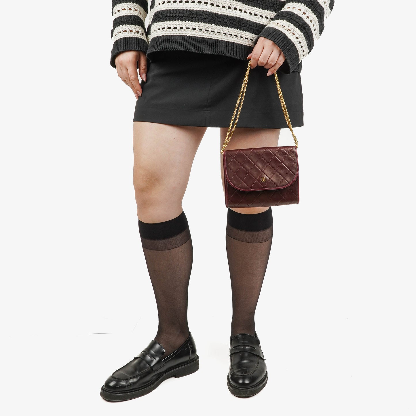 Chanel Mini Flap Bag Quilted Lambskin With 24K Gold-Plated Hardware