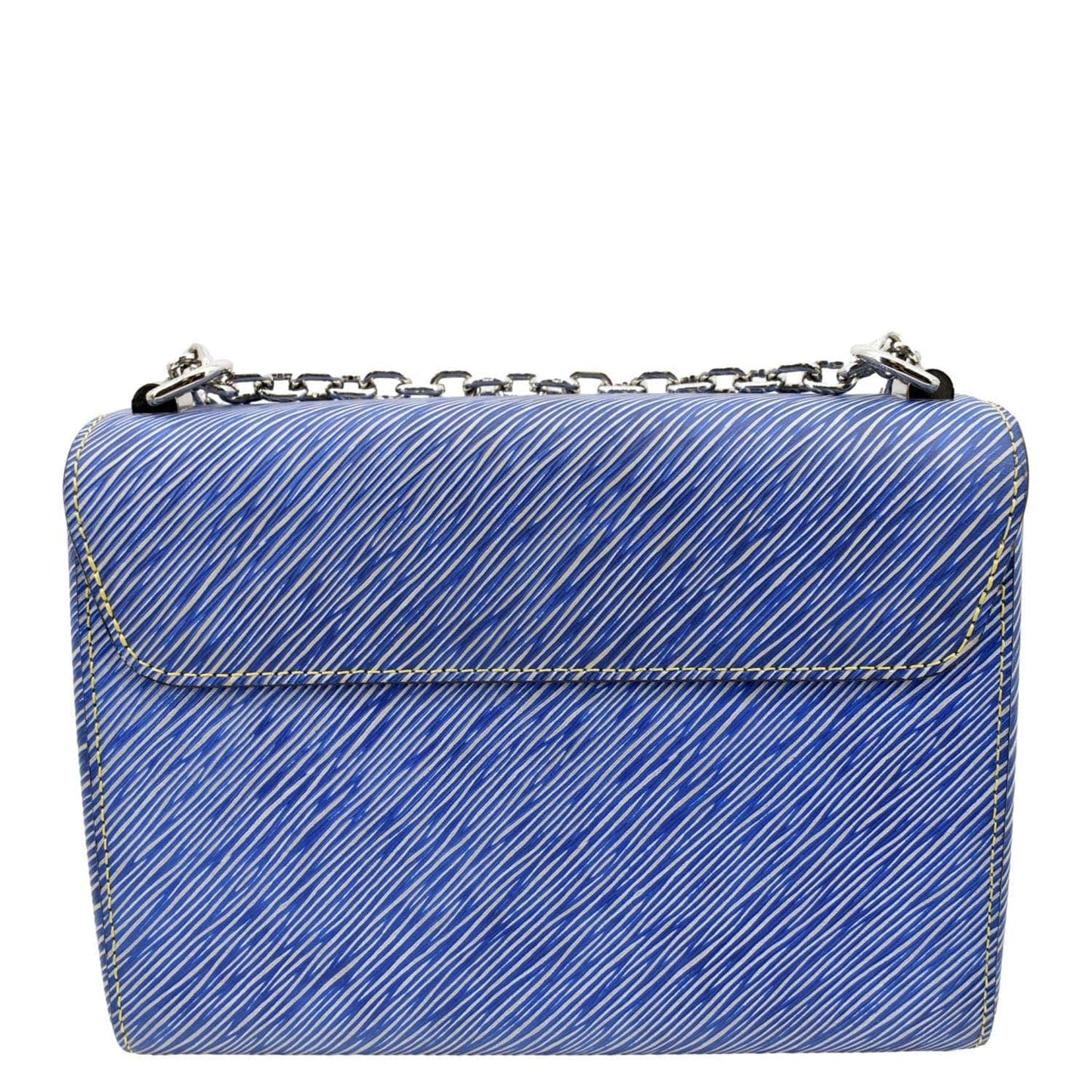 LOUIS VUITTON Twist Denim Charms Epi Leather Crossbody Bag Blue