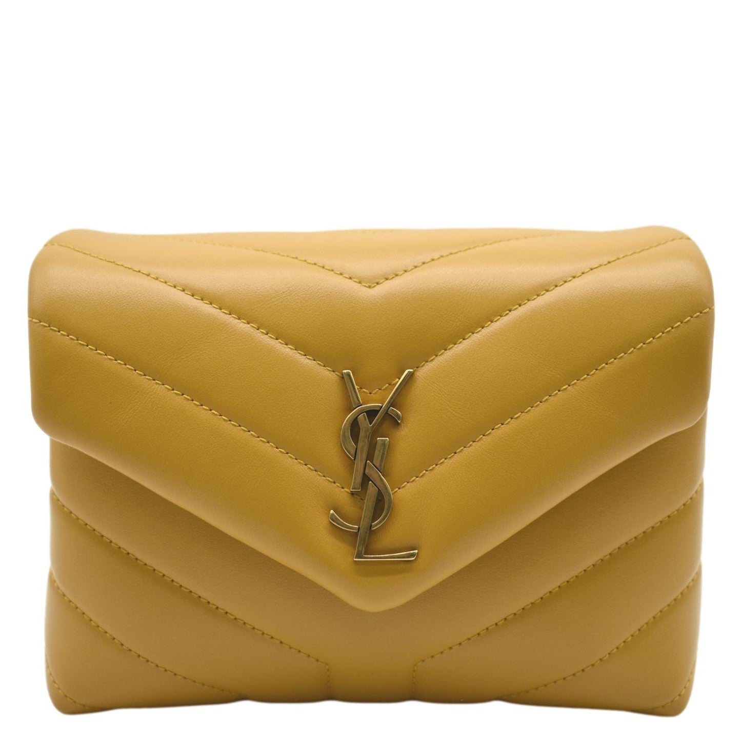 Saint Laurent Loulou Leather Red Crossbody Style 3