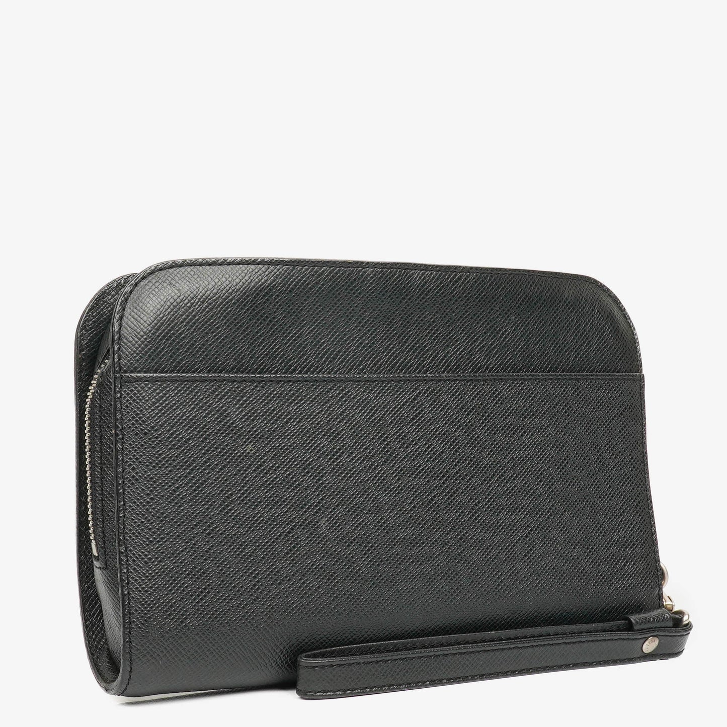 Louis Vuitton Taiga Baikal Grey Clutch Bag