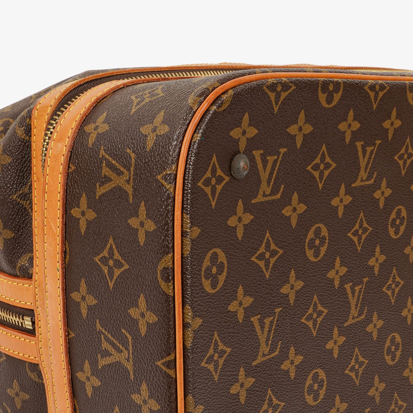 Louis Vuitton Sac Sport Monogram Canvas Boston Travel Bag
