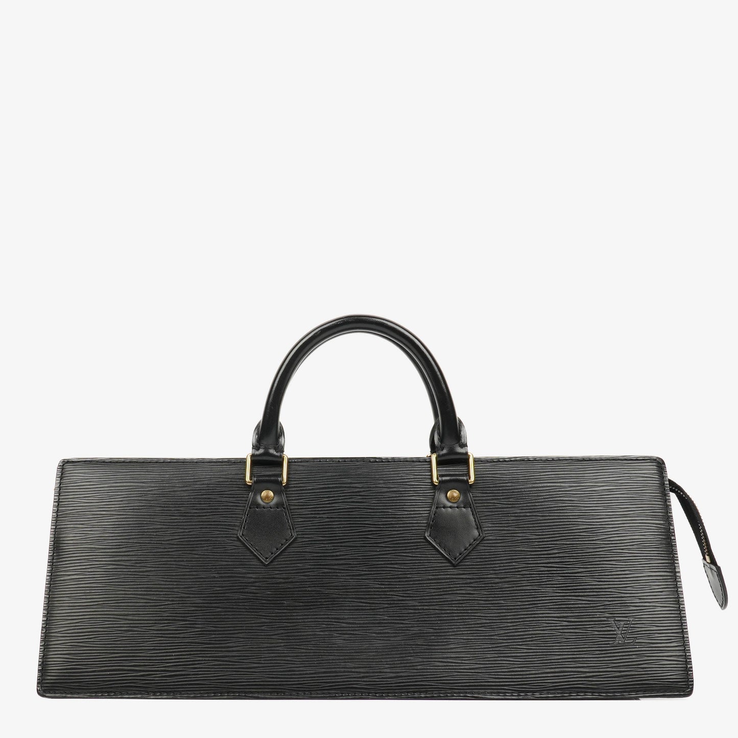Louis Vuitton Black EPI Leather Sac Triangle Bag