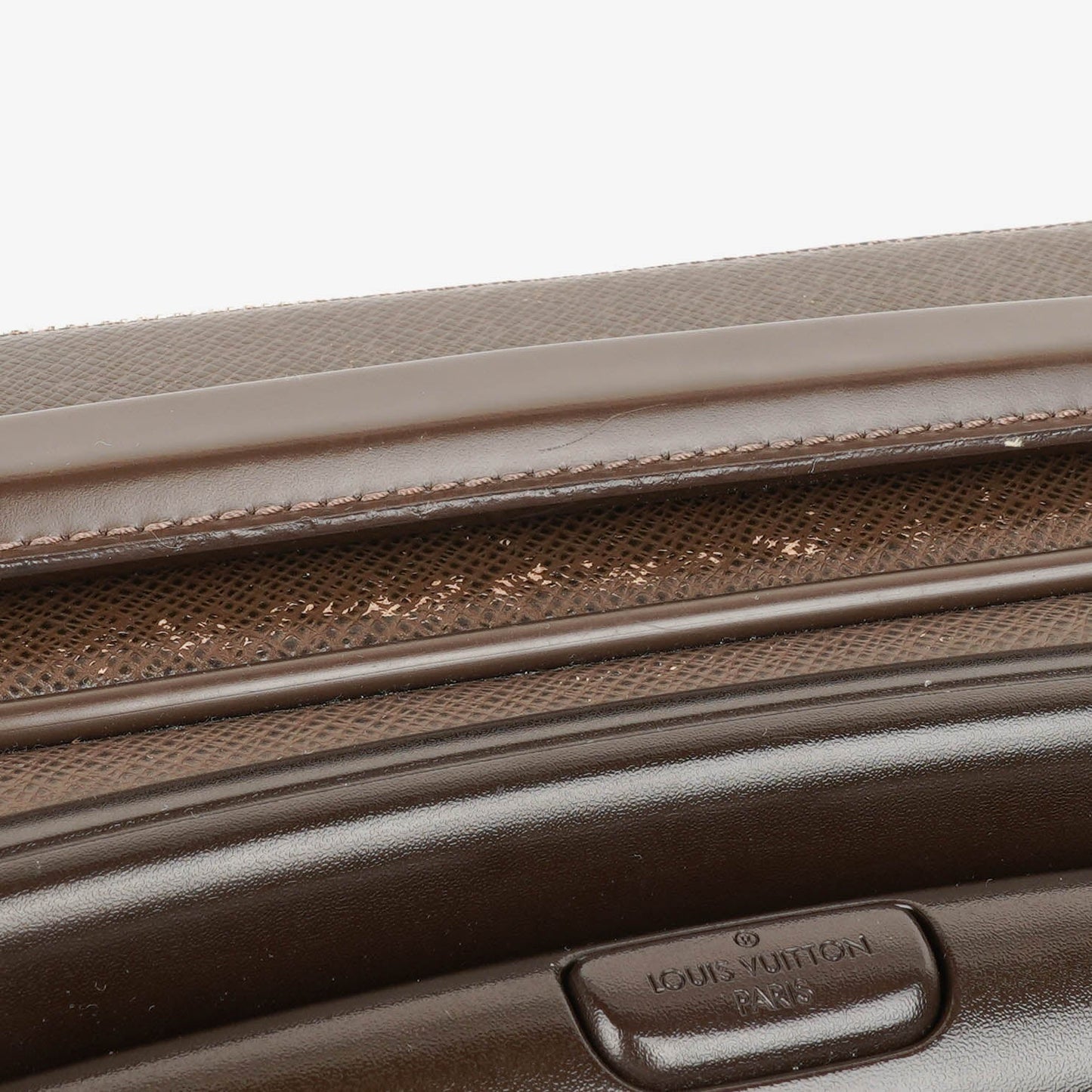 Louis Vuitton Pegase 45 Taiga Brown Grizzli Suitcase