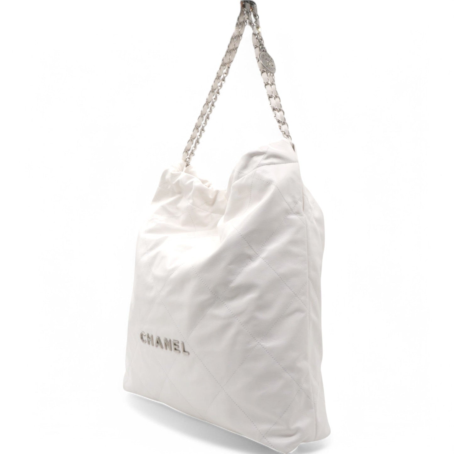Chanel Shiny Quilted 22 Handbag - Rovelle Bags