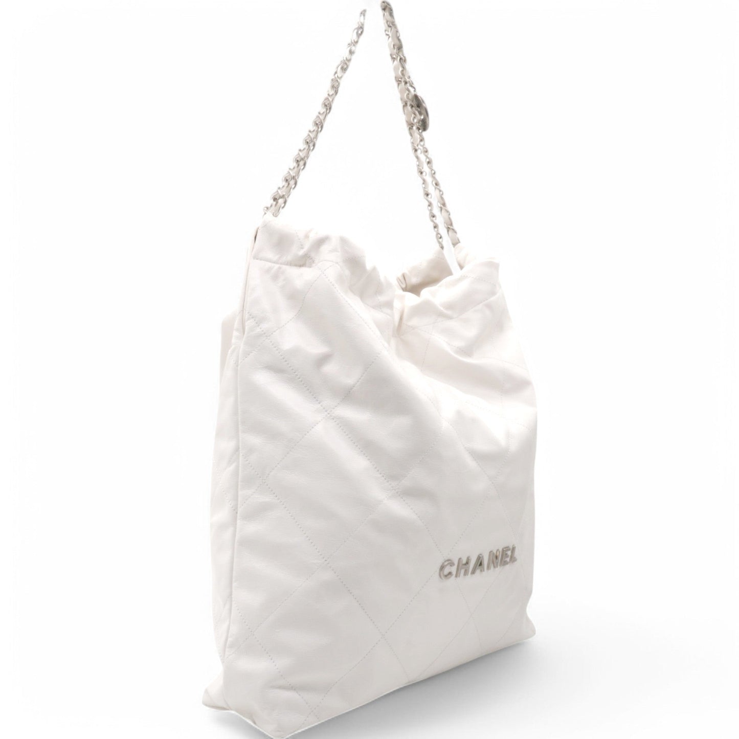 Chanel Shiny Quilted 22 Handbag - Rovelle Bags