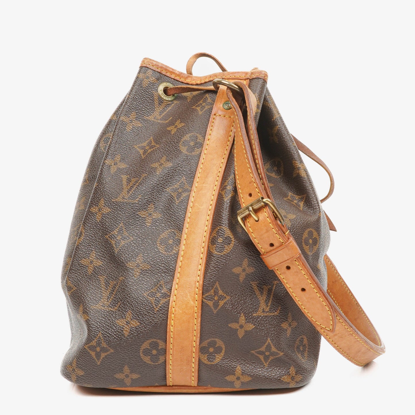 Louis Vuitton Petit Noe Monogram Canvas Shoulder Bag