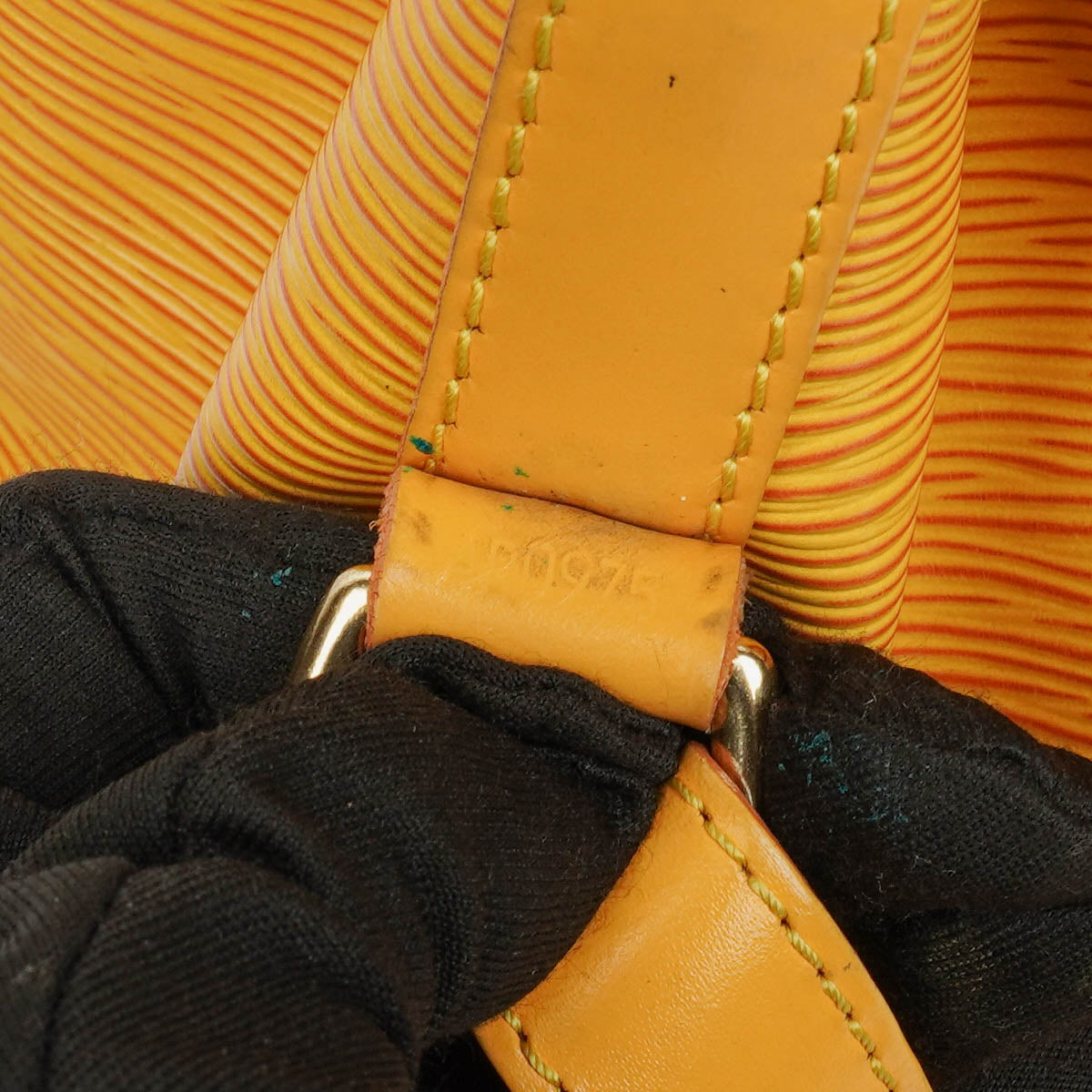 Louis Vuitton Petit Noe Yellow EPI Leather Shoulder Bag