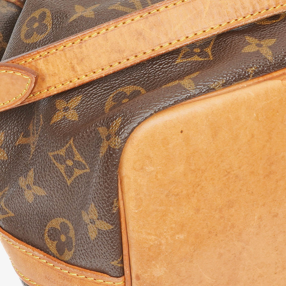 Louis Vuitton Petit Noe Monogram Canvas Shoulder Bag