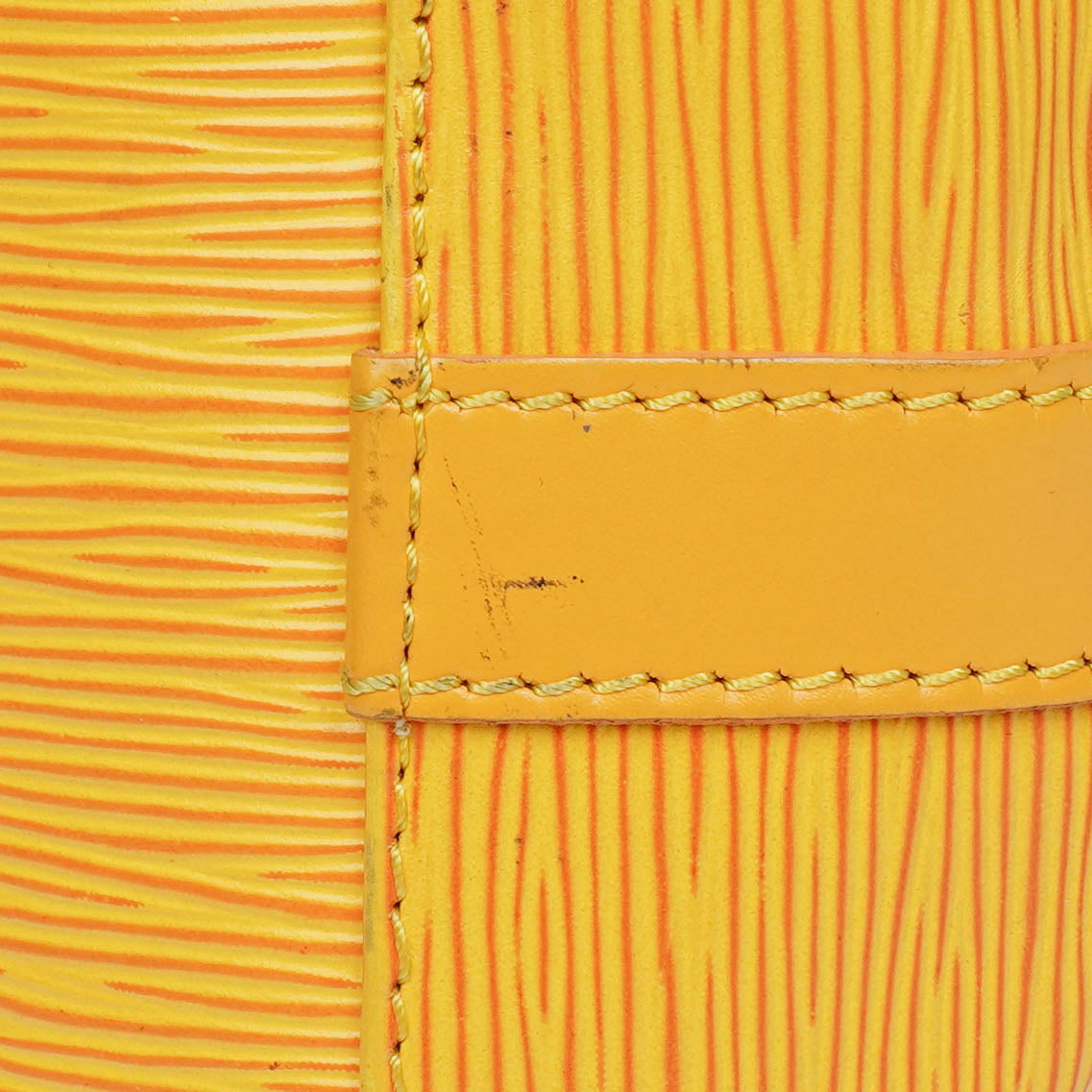 Louis Vuitton Petit Noe Yellow EPI Leather Shoulder Bag