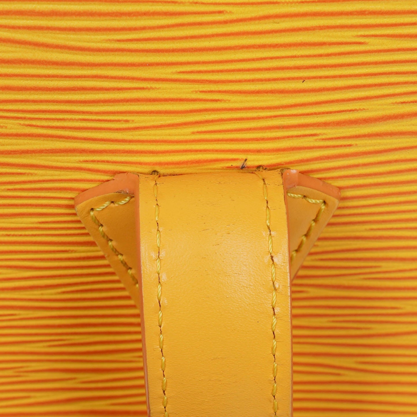 Louis Vuitton Yellow EPI Leather Saint Jacques GM Shoulder Bag