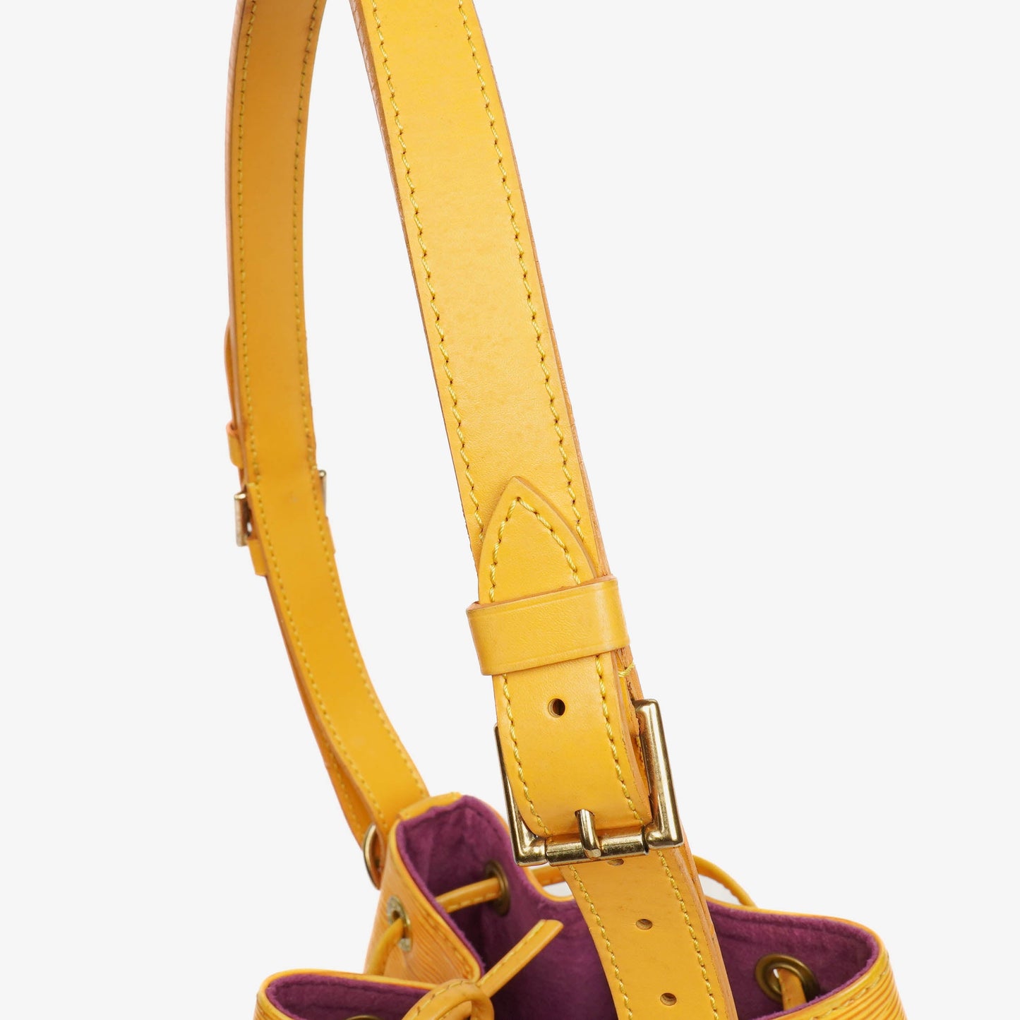 Louis Vuitton Noe Grande GM Yellow Epi Leather Shoulder Bag