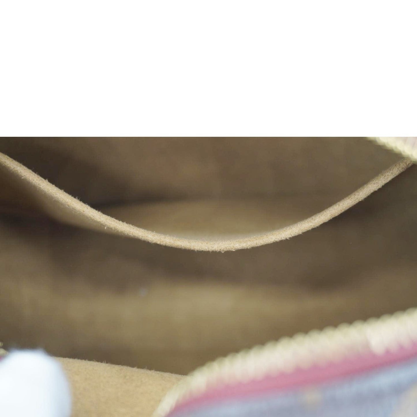 LOUIS VUITTON Petite Boite Chapeau Monogram Canvas Shoulder Bag Brown
