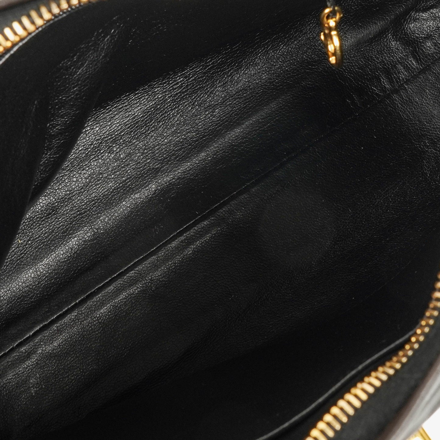 Chanel  Front Pocket Camera Bag Black Quilted Leather With 24K Gold-Plated Hardware