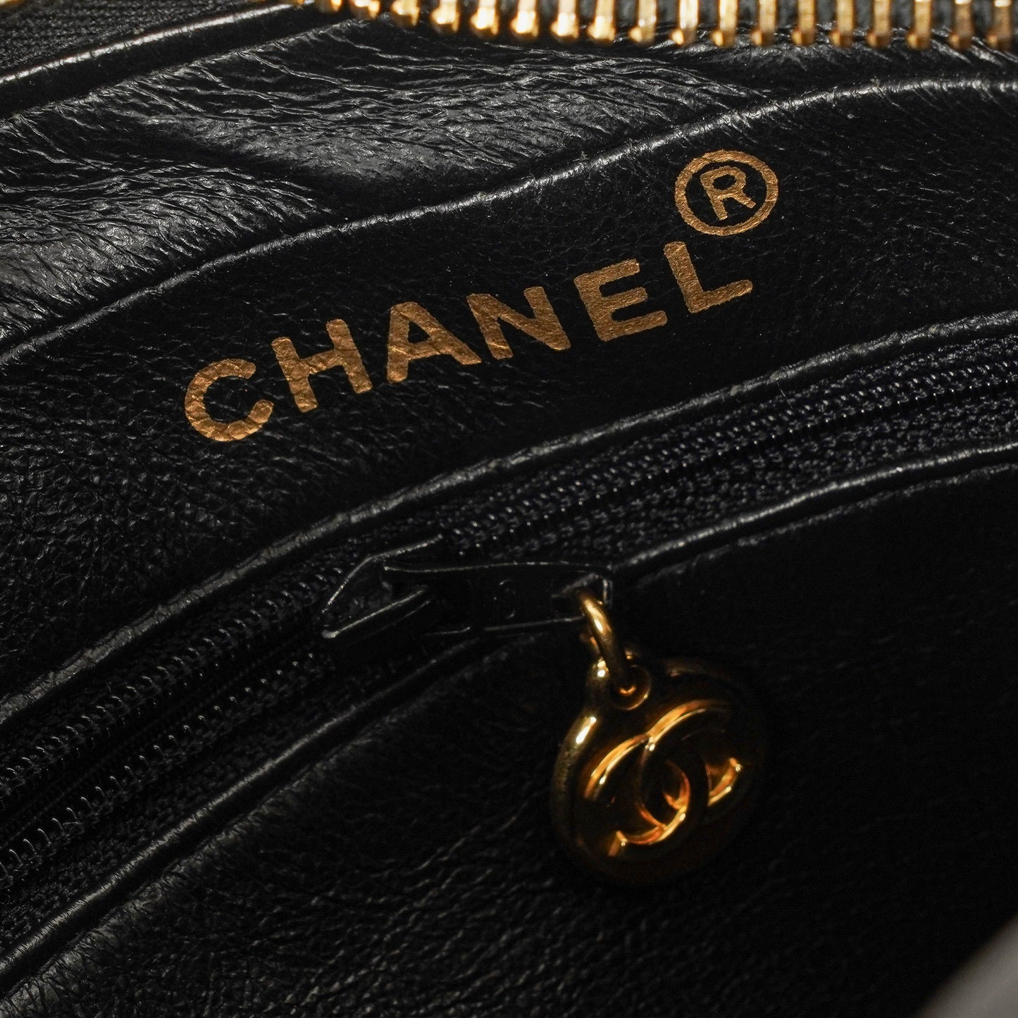 Chanel  Front Pocket Camera Bag Black Quilted Leather With 24K Gold-Plated Hardware