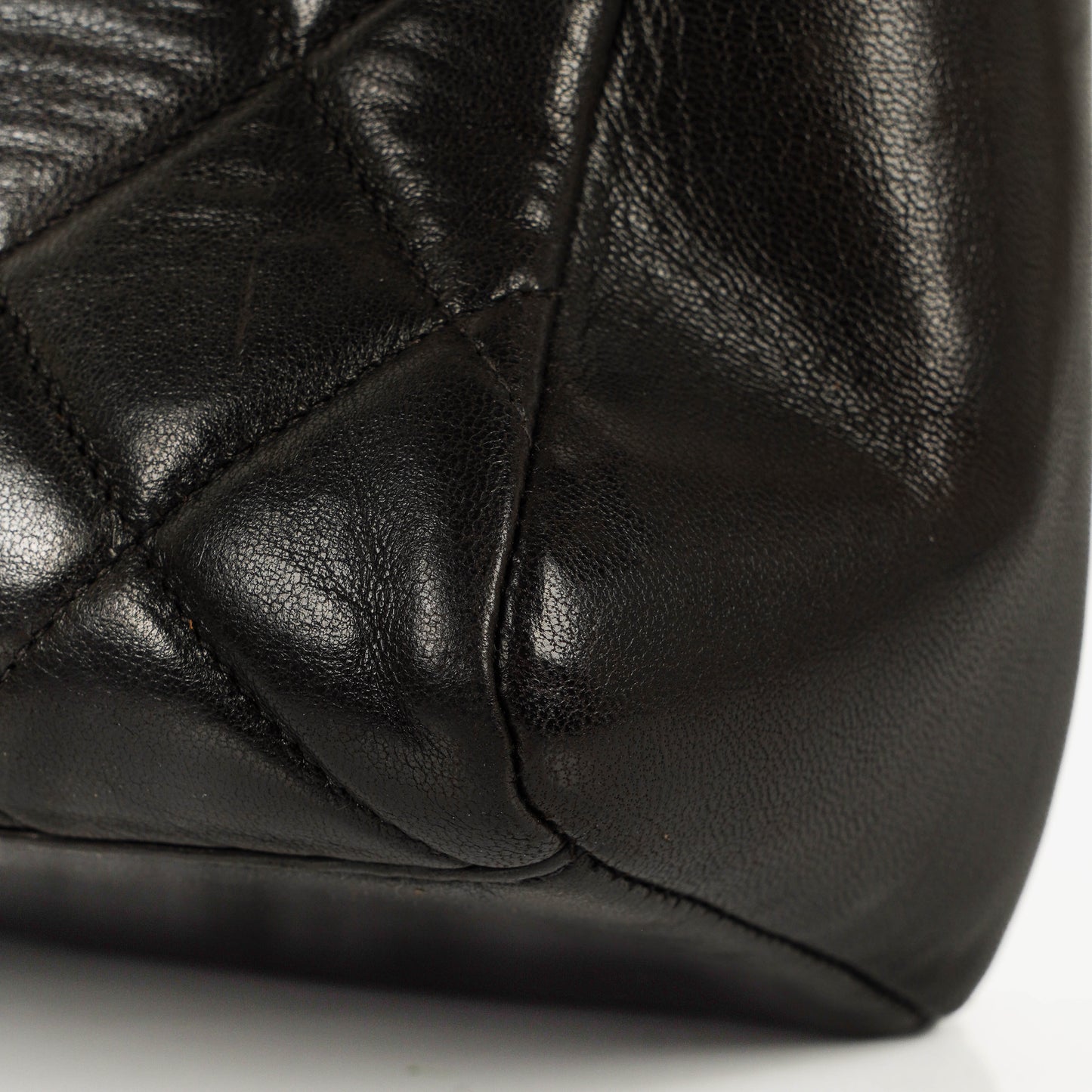 Chanel  Front Pocket Camera Bag Black Quilted Leather With 24K Gold-Plated Hardware
