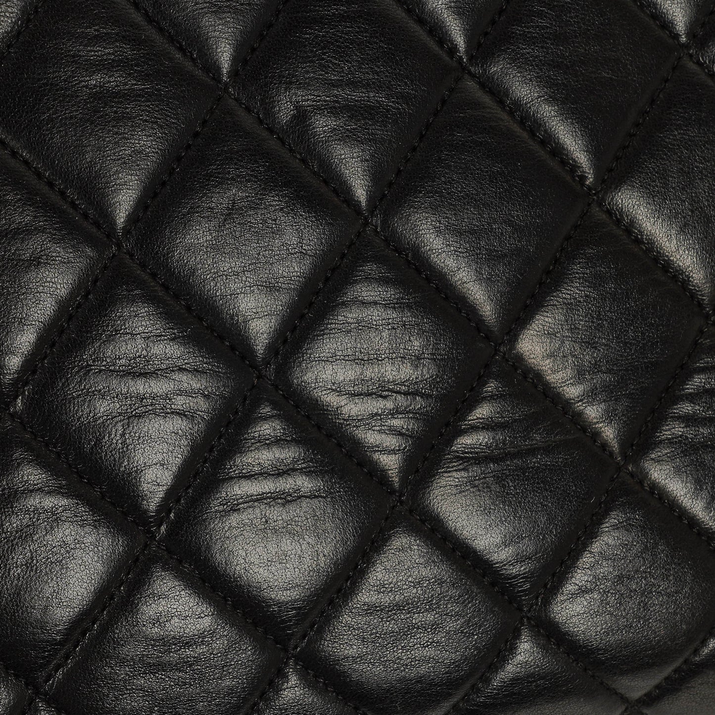 Chanel  Front Pocket Camera Bag Black Quilted Leather With 24K Gold-Plated Hardware