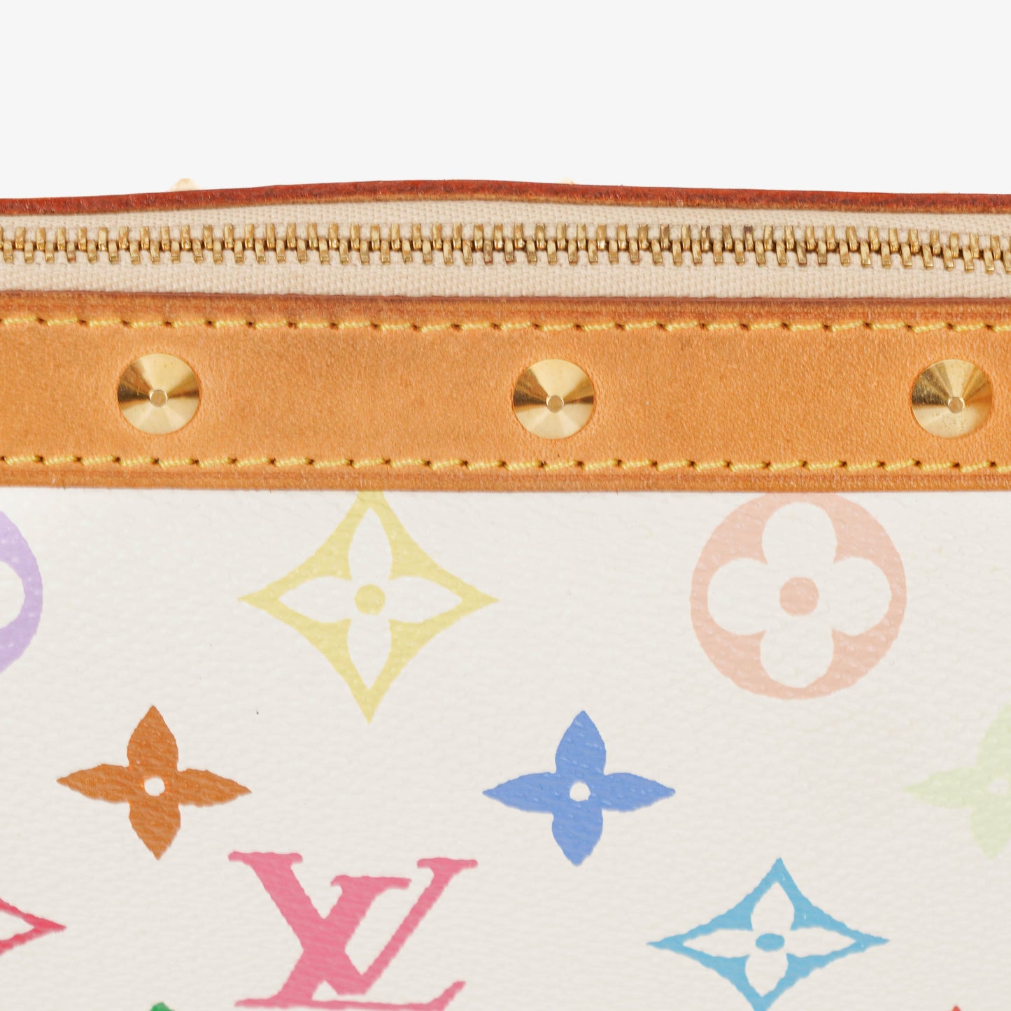 Louis Vuitton Takashi Murakami Pochette Accessoire Multicolor Clutch Handbag
