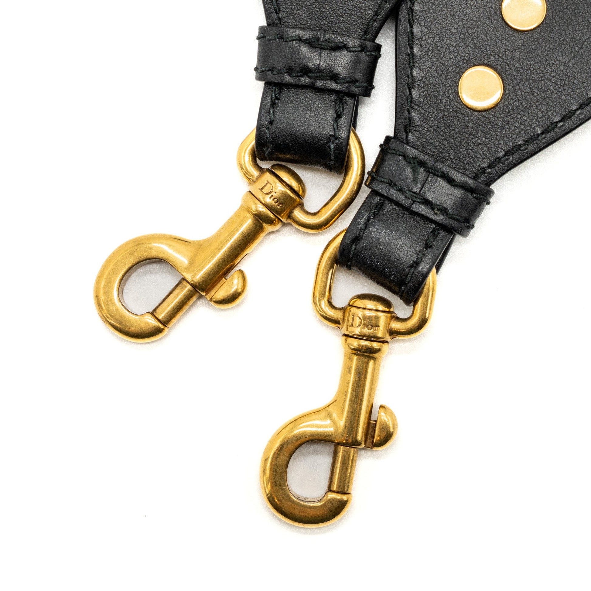 Dior shoulder strap oblique canvas black