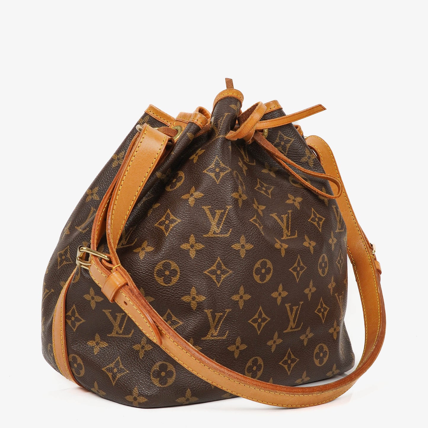 Louis Vuitton Petit Noe Monogram Canvas Shoulder Bag
