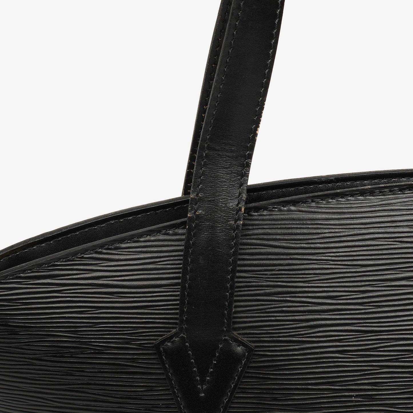 Louis Vuitton Black EPI Leather Saint Jacques GM Shoulder Bag