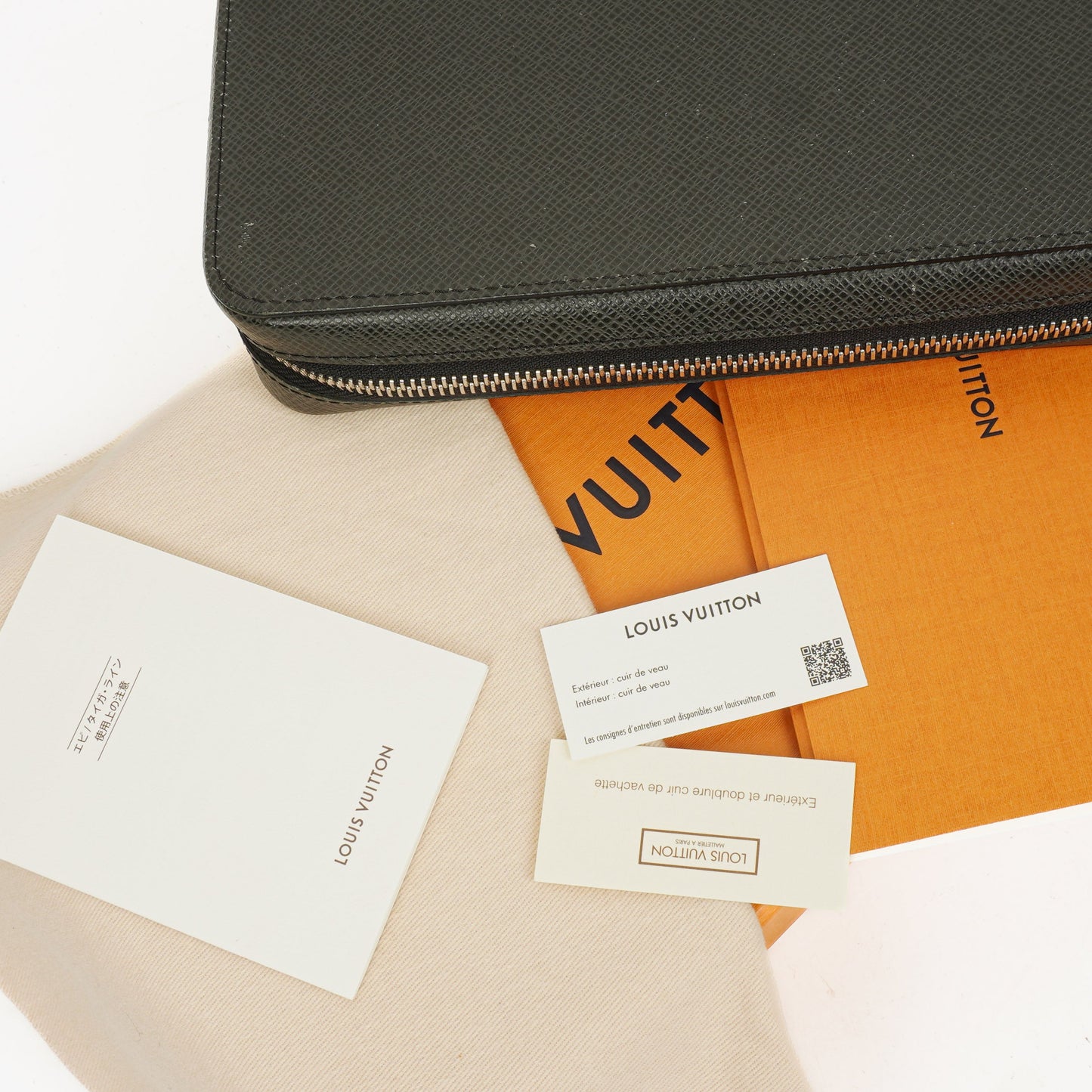 Louis Vuitton Glacier Taiga Leather Zippy XL Wallet