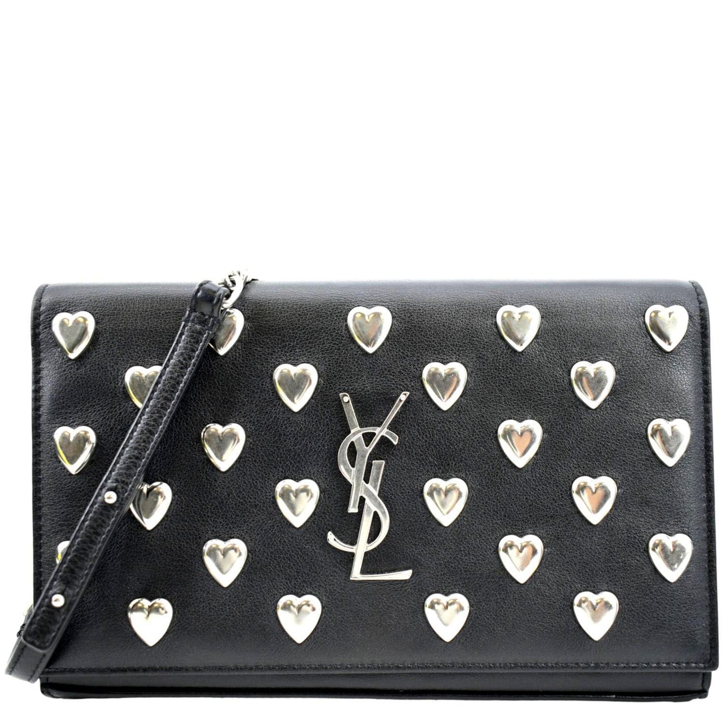 Saint Laurent Kate Leather Black Shoulder Bag Style 11