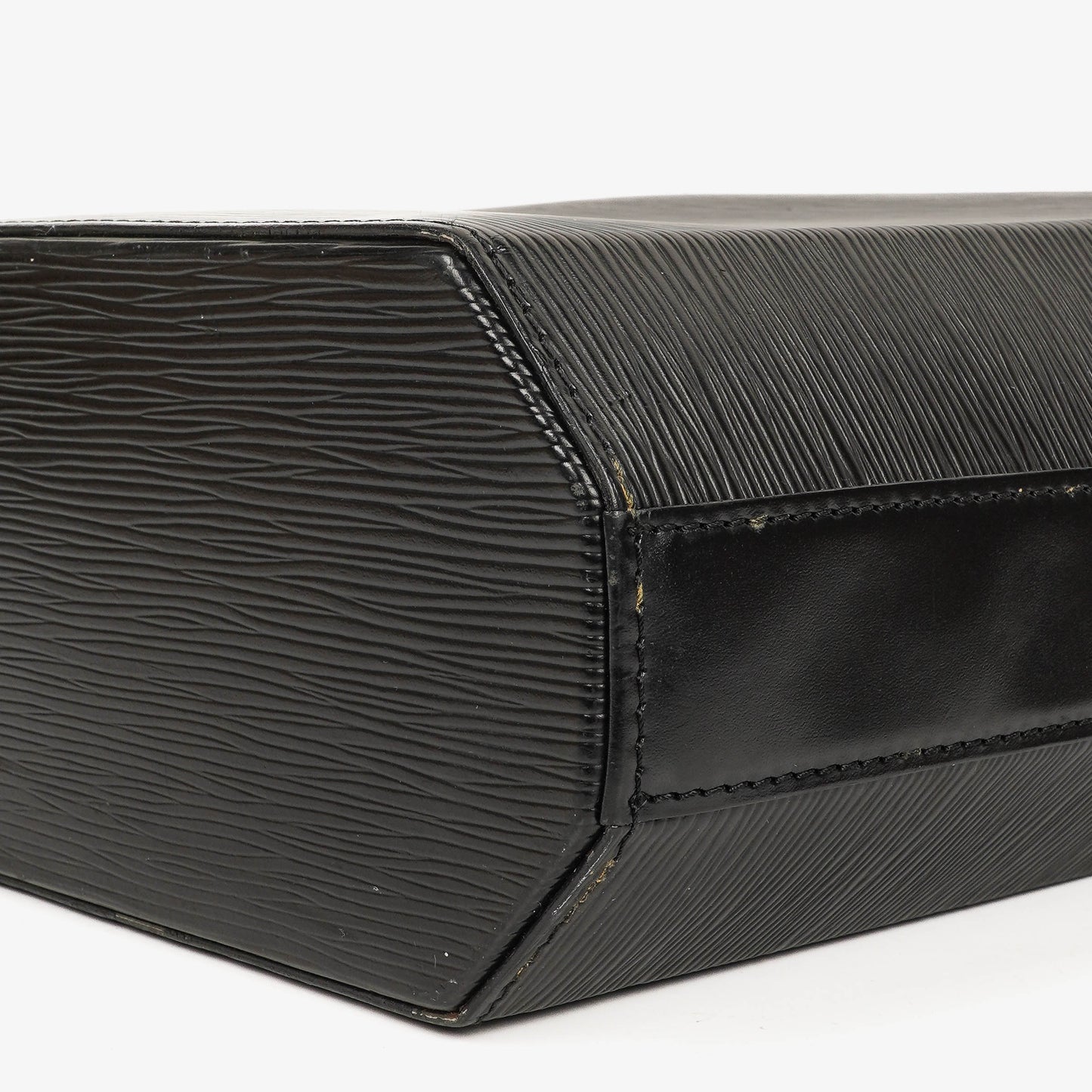 Louis Vuitton Sac Seau Black EPI Leather Bag