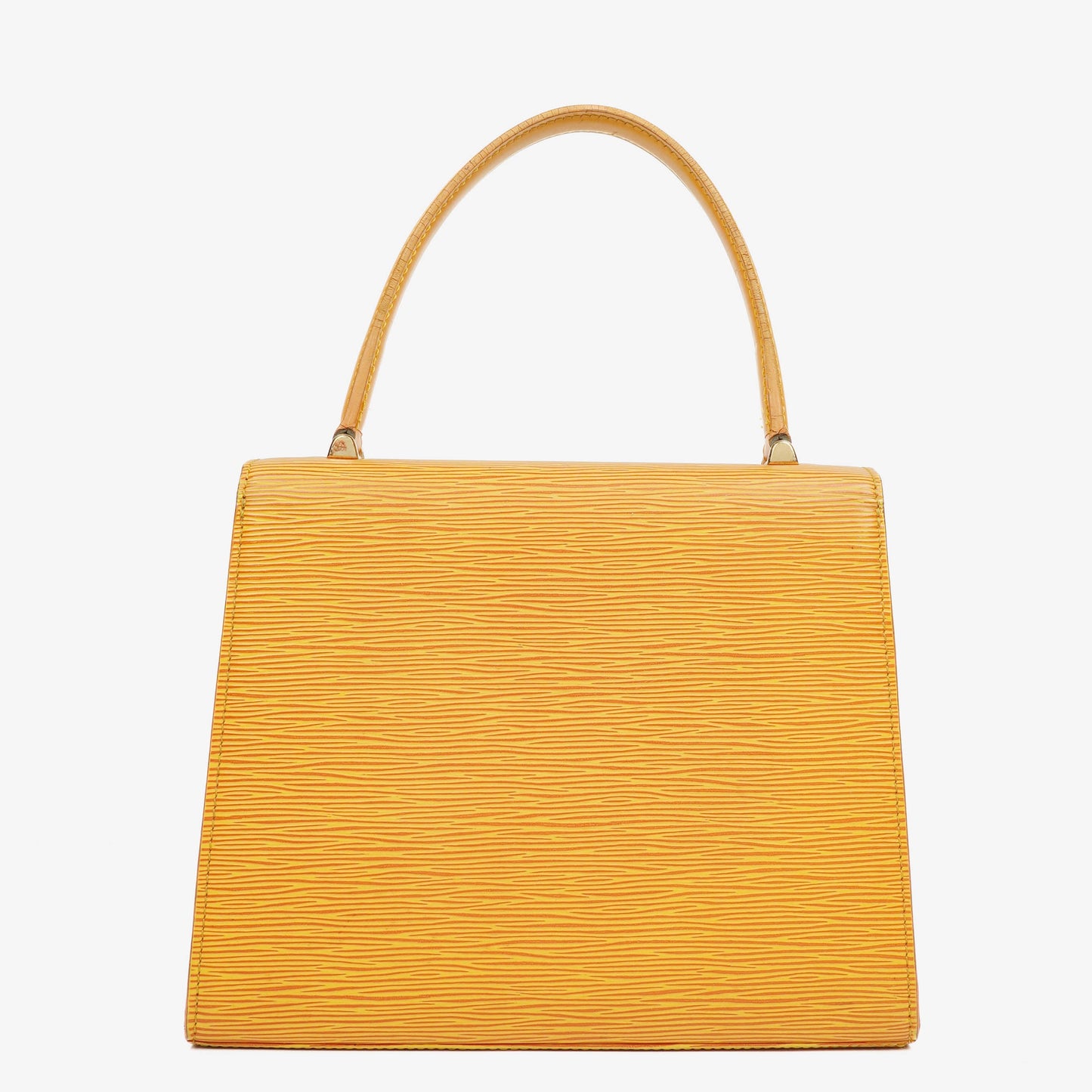 Louis Vuitton Yellow EPI Leather Malesherbes Handbag