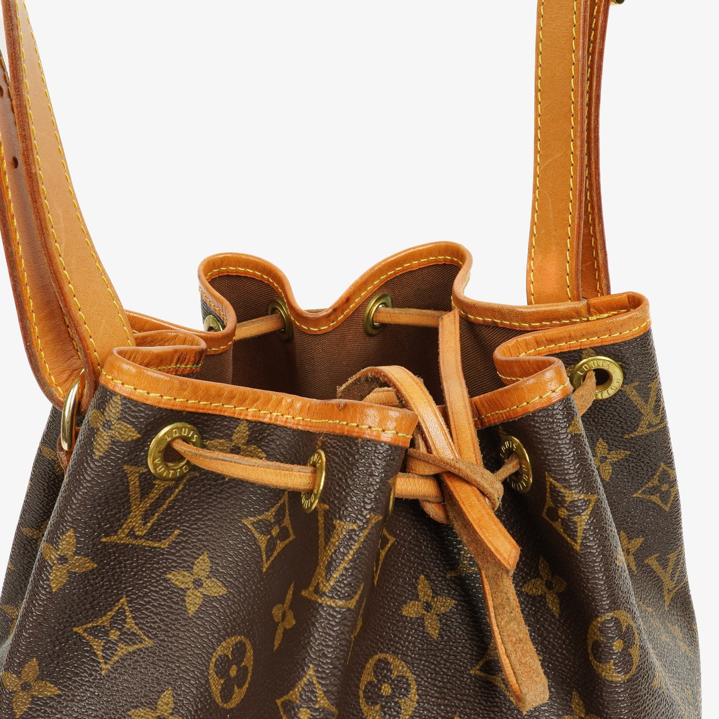Louis Vuitton Petit Noe Monogram Canvas Shoulder Bag