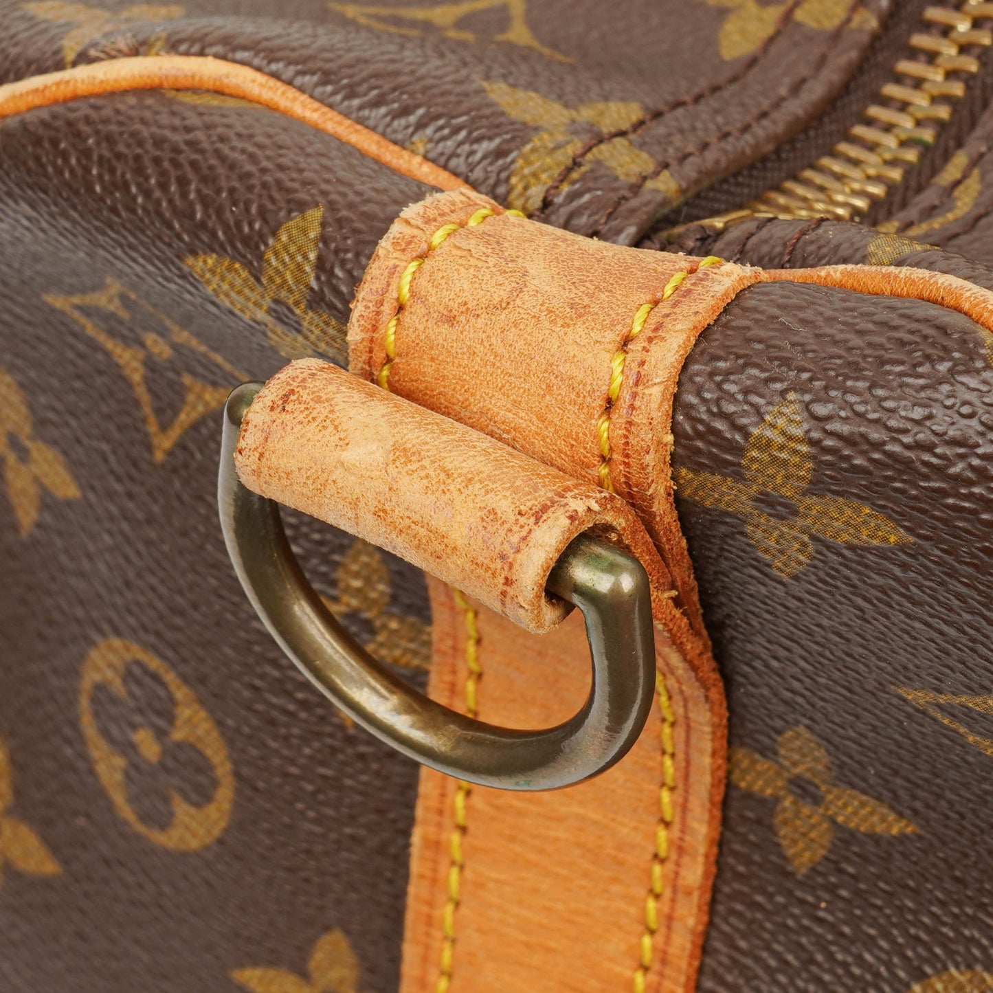 Louis Vuitton Keepall 60 Bandoulière Monogram Canvas Travel Bag